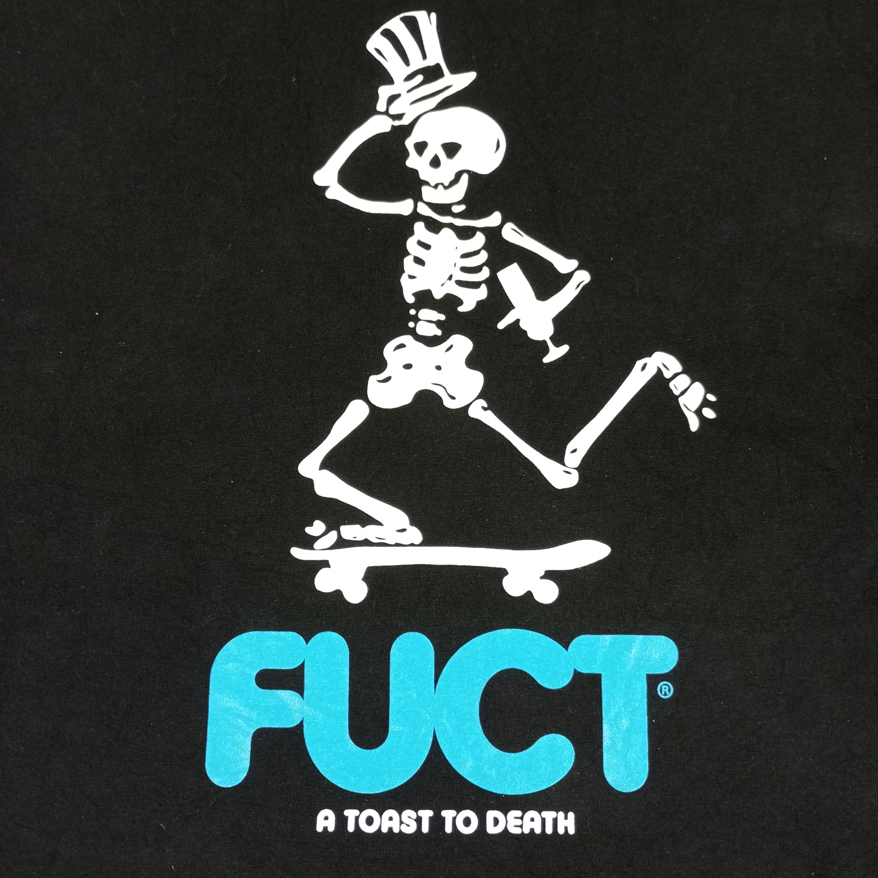 FUCT × Vintage Fuct Skulls Skater Skateboard Design Tshirt Size US M / EU 48-50 / 2 - 2 Thumbnail