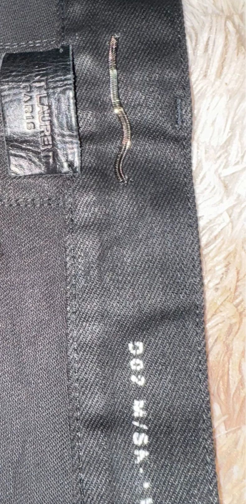 Saint Laurent Paris Saint Laurent Paris Saint Laurent Waxed Denim Pants Size 2 Size US 29 - 5 Thumbnail