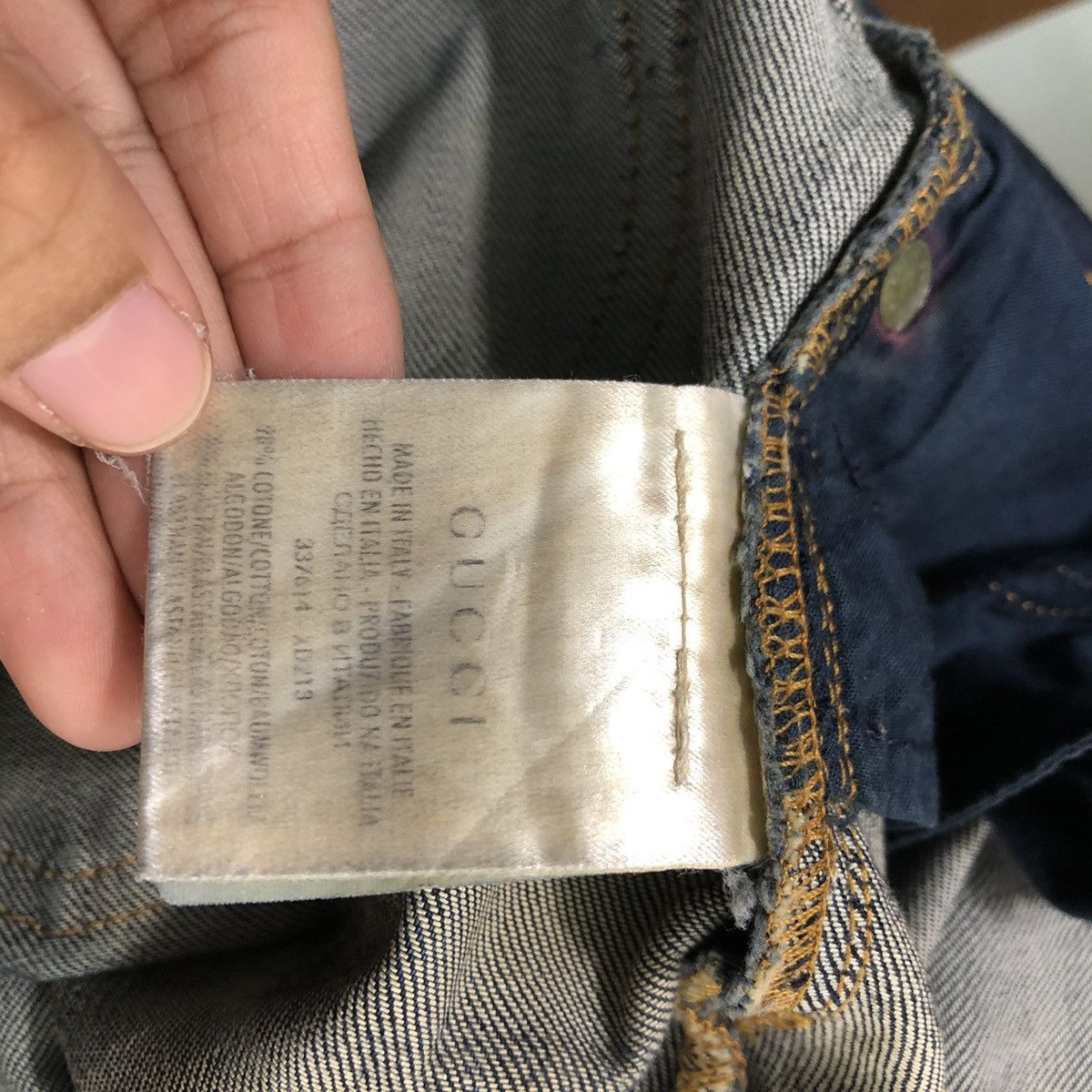 Gucci 📌Vintage Gucci Made in Italy Jeans Slim Fits Cutting Size US 40 / EU 56 - 21 Thumbnail