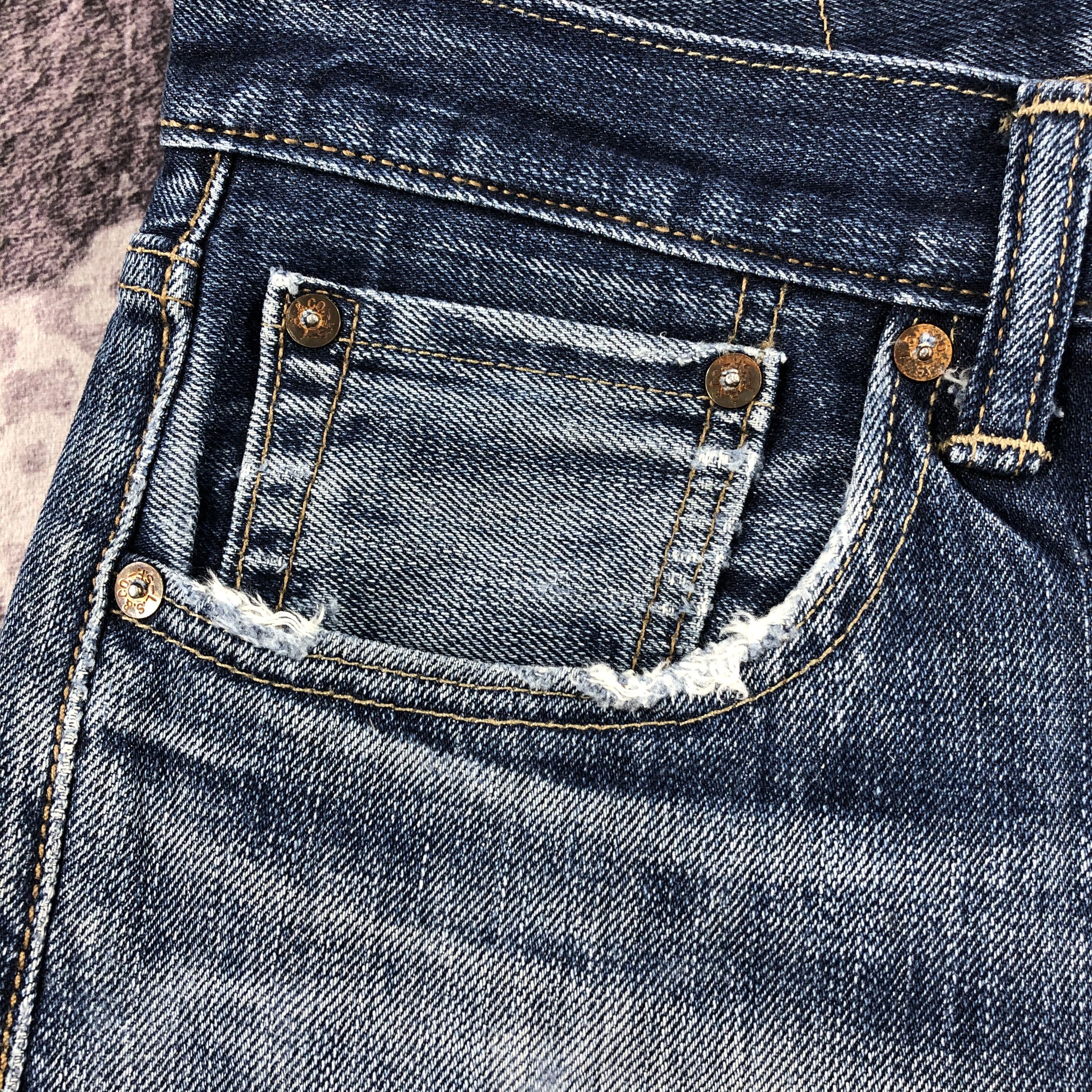 Levi's Vintage Blue Wash Levis 501 Jeans-JM2256 Size US 32 / EU 48 - 12 Thumbnail
