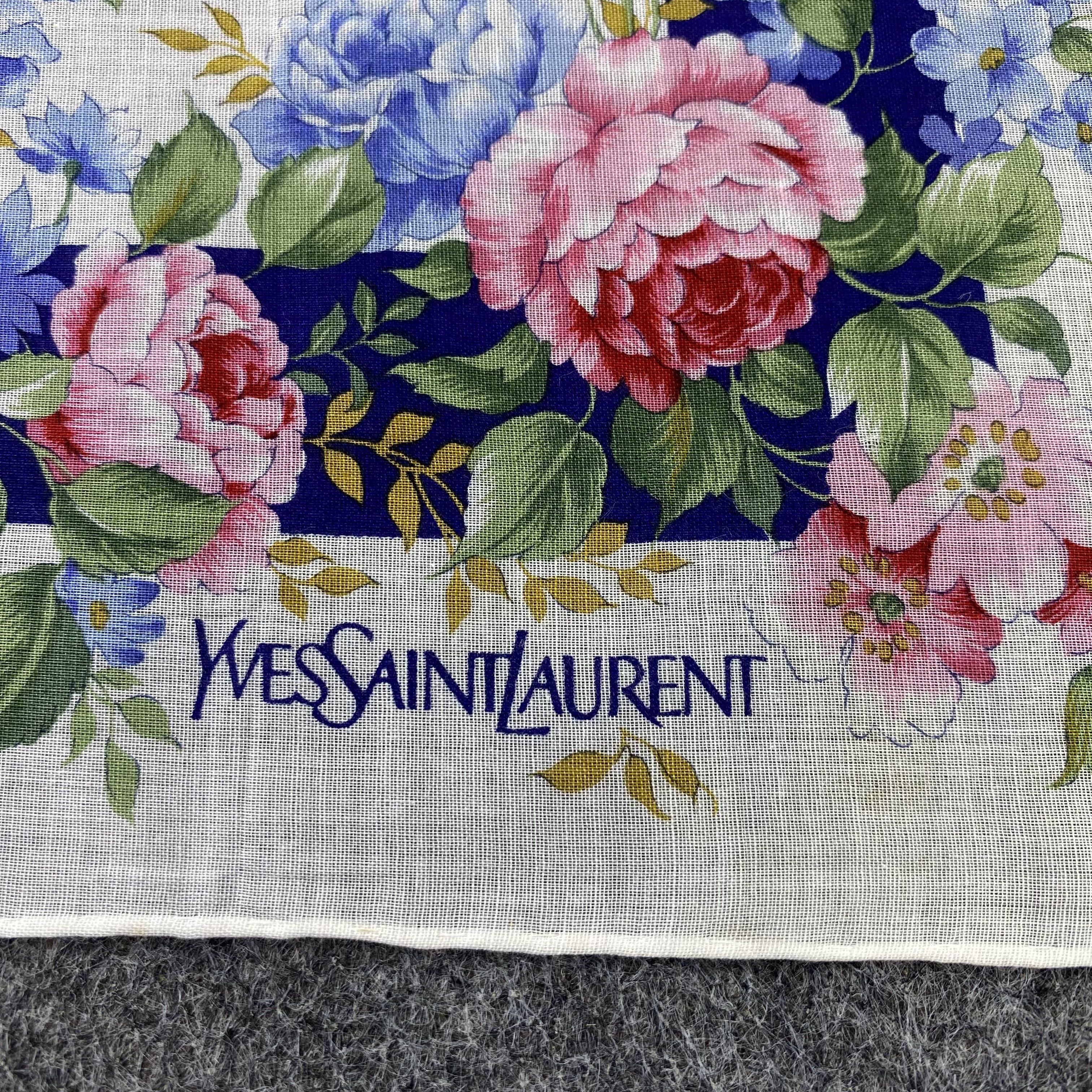 Vintage × Yves Saint Laurent Yves Saint Laurent Handkerchief / Bandana /Neckerchief-B1033 Size ONE SIZE - 5 Thumbnail