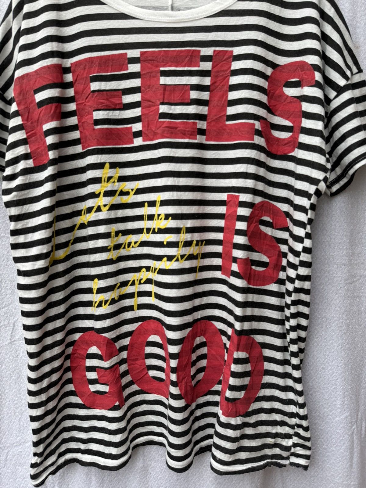 Hysteric Glamour Park Girl Japanese Style Feels Is Good Striped Tee Size US XL / EU 56 / 4 - 3 Thumbnail