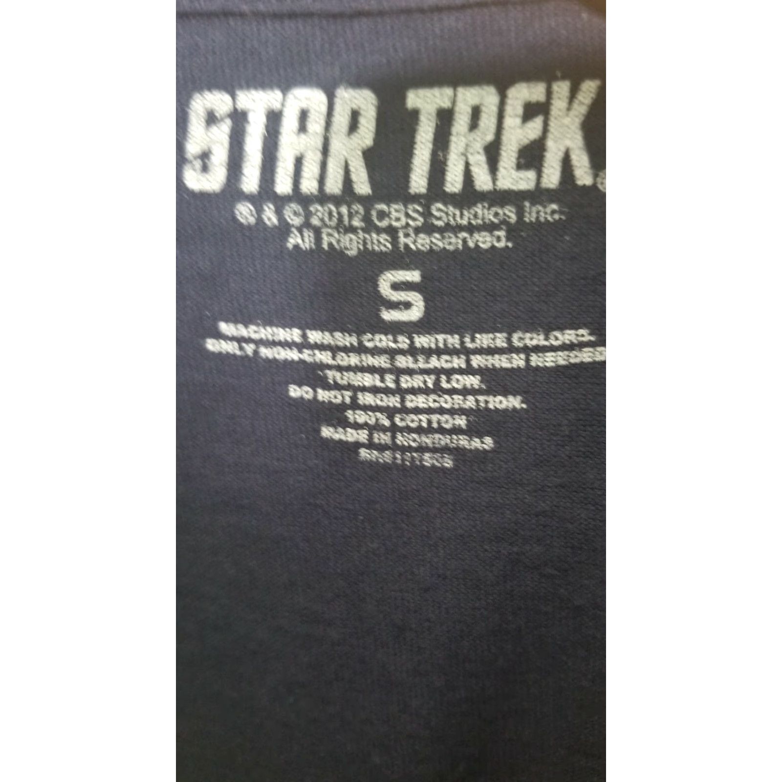 Vintage Star Trek Mens S T Shirt “Trek Yourself Before You Wreck Yourself” Spock Funny T Shirt Blue Mens S Short Sleeve Crew Neck Cotton Blend Graphic Tee Size US S / EU 44-46 / 1 - 2 Thumbnail