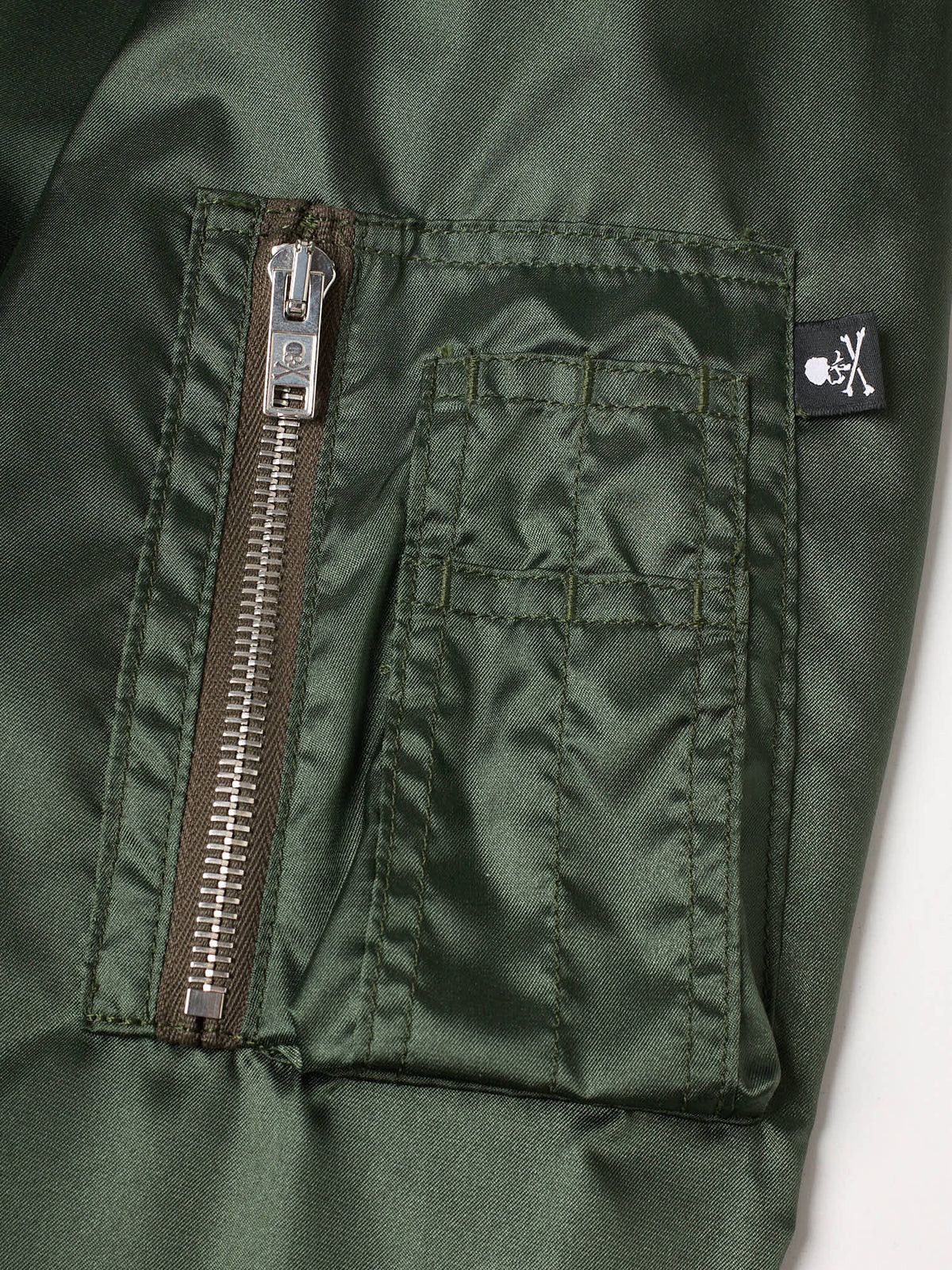 Mastermind Japan MASTERMIND WORLD Green Patch Skull MA-1 Bomber Jacket Size US M / EU 48-50 / 2 - 5 Thumbnail
