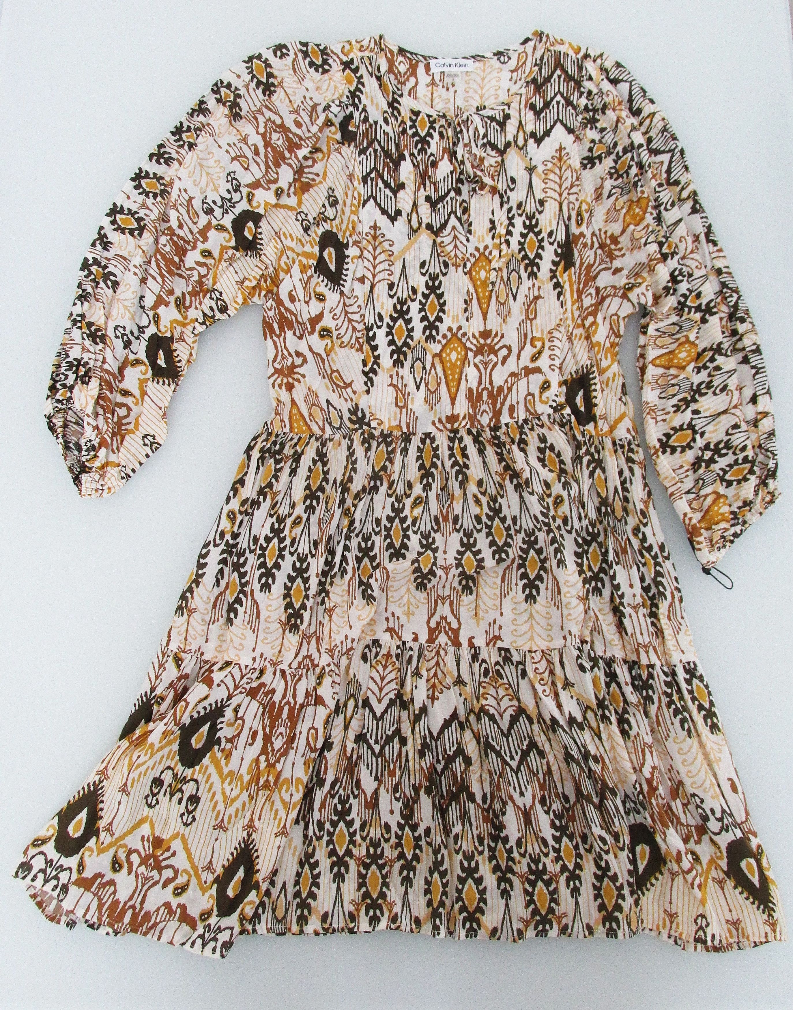 Calvin Klein Calvin Klein (NWT) 3/4 Sleeve A-Line Dress Size 8 Size M / US 6-8 / IT 42-44 - 1 Thumbnail