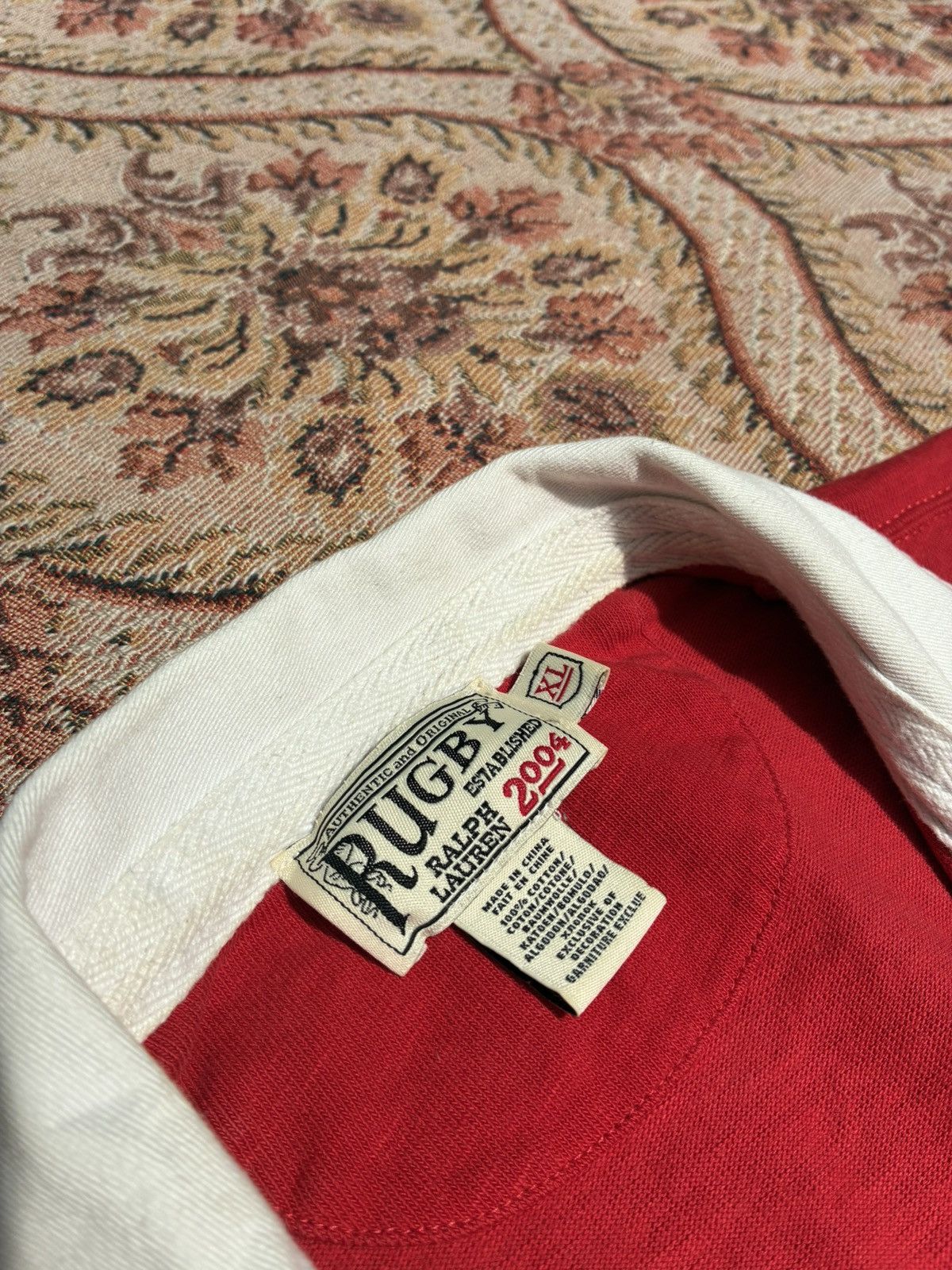 Rugby Ralph Lauren RUGBY RALPH LAUREN 2004 red rugby polo Size US XS / EU 42 / 0 - 1 Thumbnail