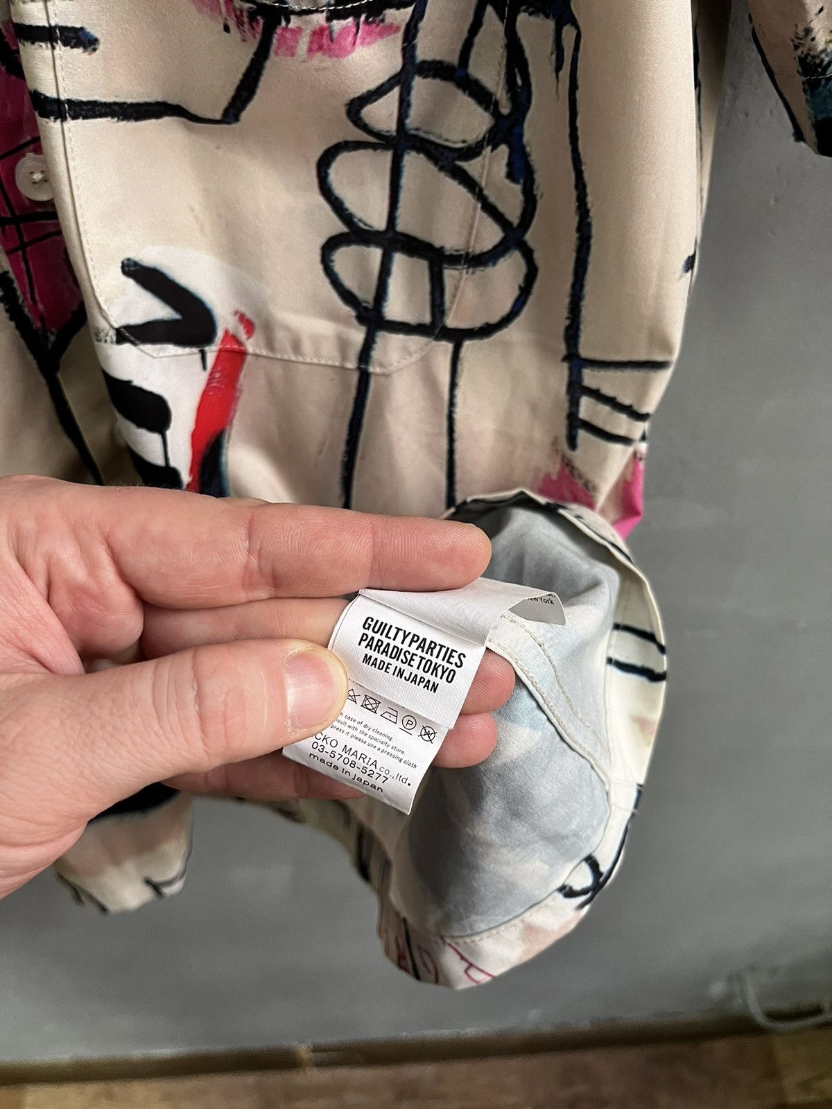 Japanese Brand × Wacko Maria Wacko Maria Basquiat Hawaiian shirt L under the water one Size US L / EU 52-54 / 3 - 14 Thumbnail