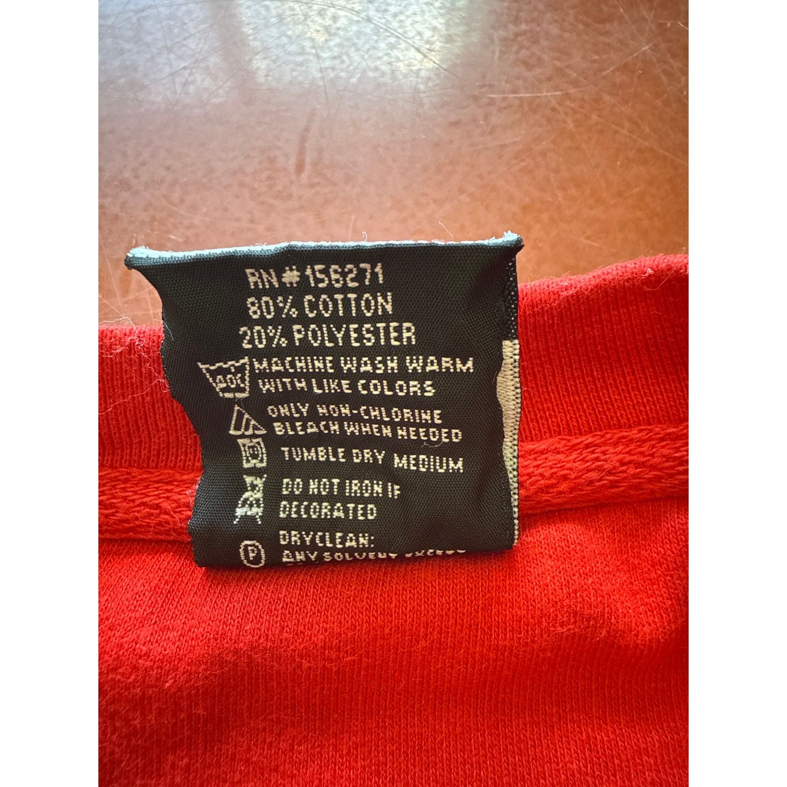Other Vintage Cavaliers Sweatshirt Red & White Stripe Retro Sports Size US M / EU 48-50 / 2 - 8 Thumbnail
