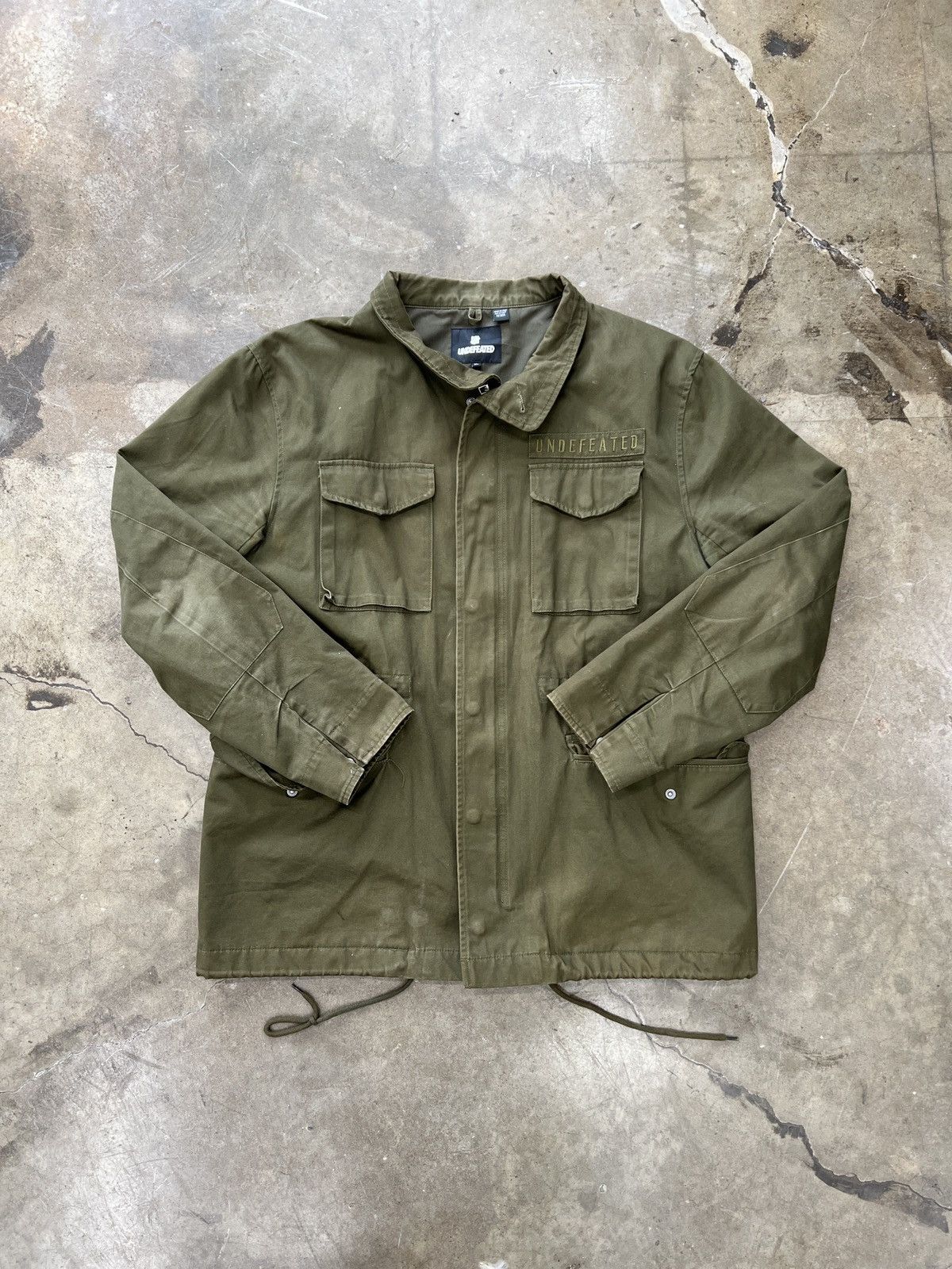Undefeated Undefeated Military Multi Pocket Army Jacket Coat Olive XL Size US XL / EU 56 / 4 - 2 Thumbnail