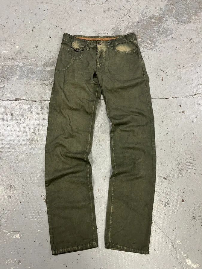 Dolce & Gabbana SS2006 Dolce & Gabbana Olive Green Pants Size US 31 - 4 Thumbnail