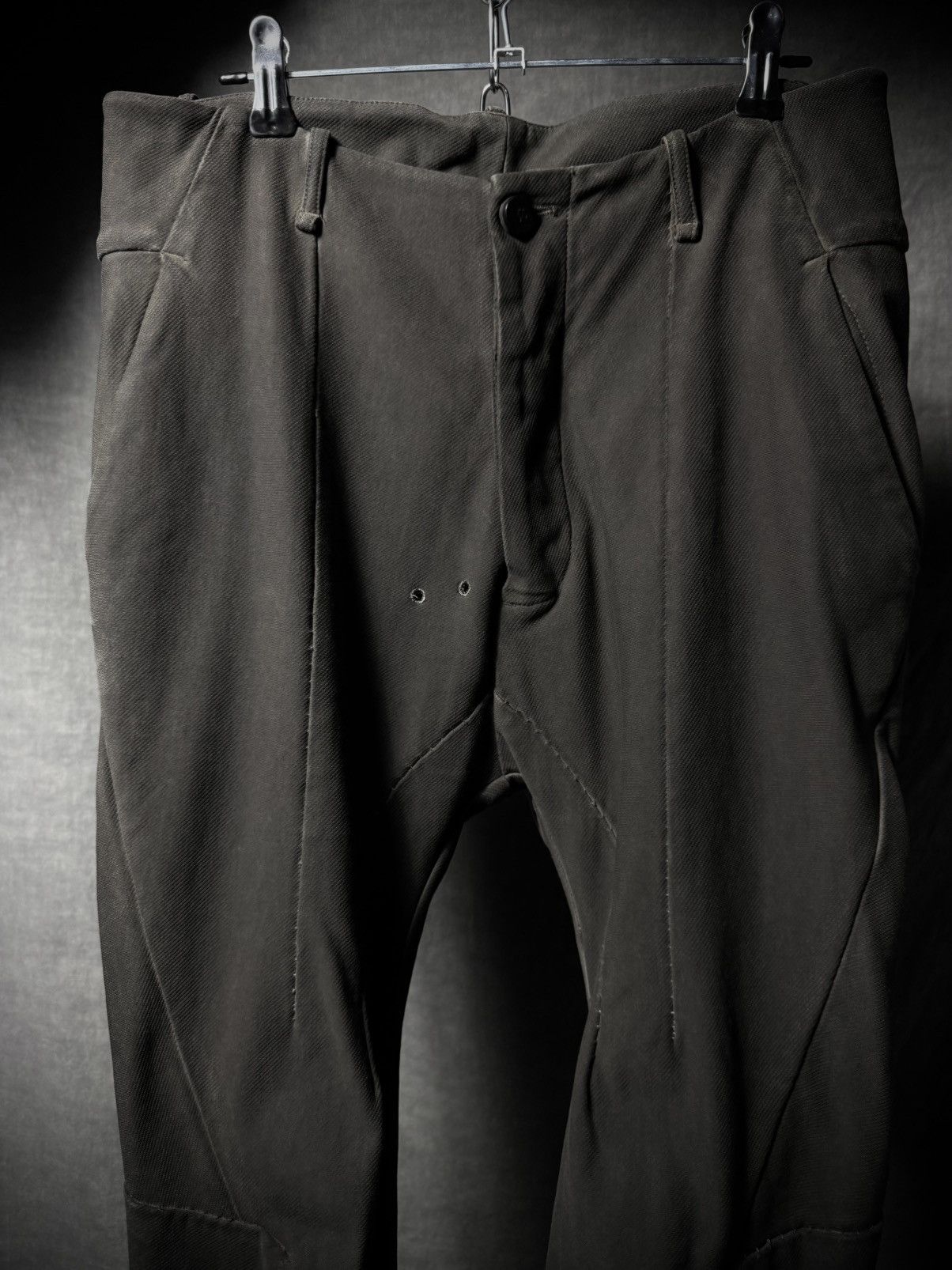 Masnada Masnada Structured Hand-Stitched Trousers Size US 31 - 3 Thumbnail