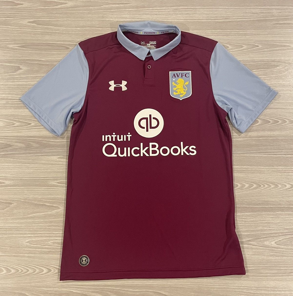 Under deals Armour Aston Villa FC Men’s Home Jersey