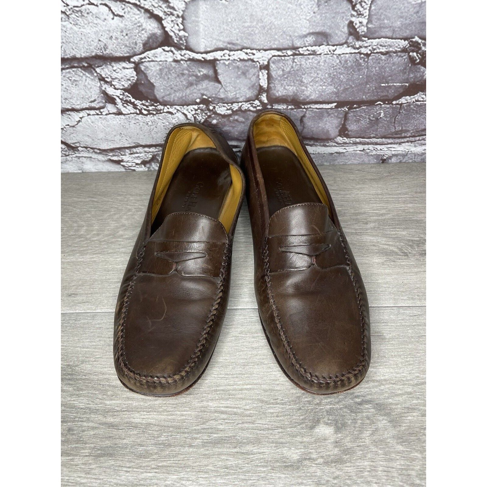 Cole Haan Cole Haan Resort Penny Loafer Men's Sz 9.5D Brown Leather Mo Size US 9.5 / EU 42-43 - 3 Thumbnail