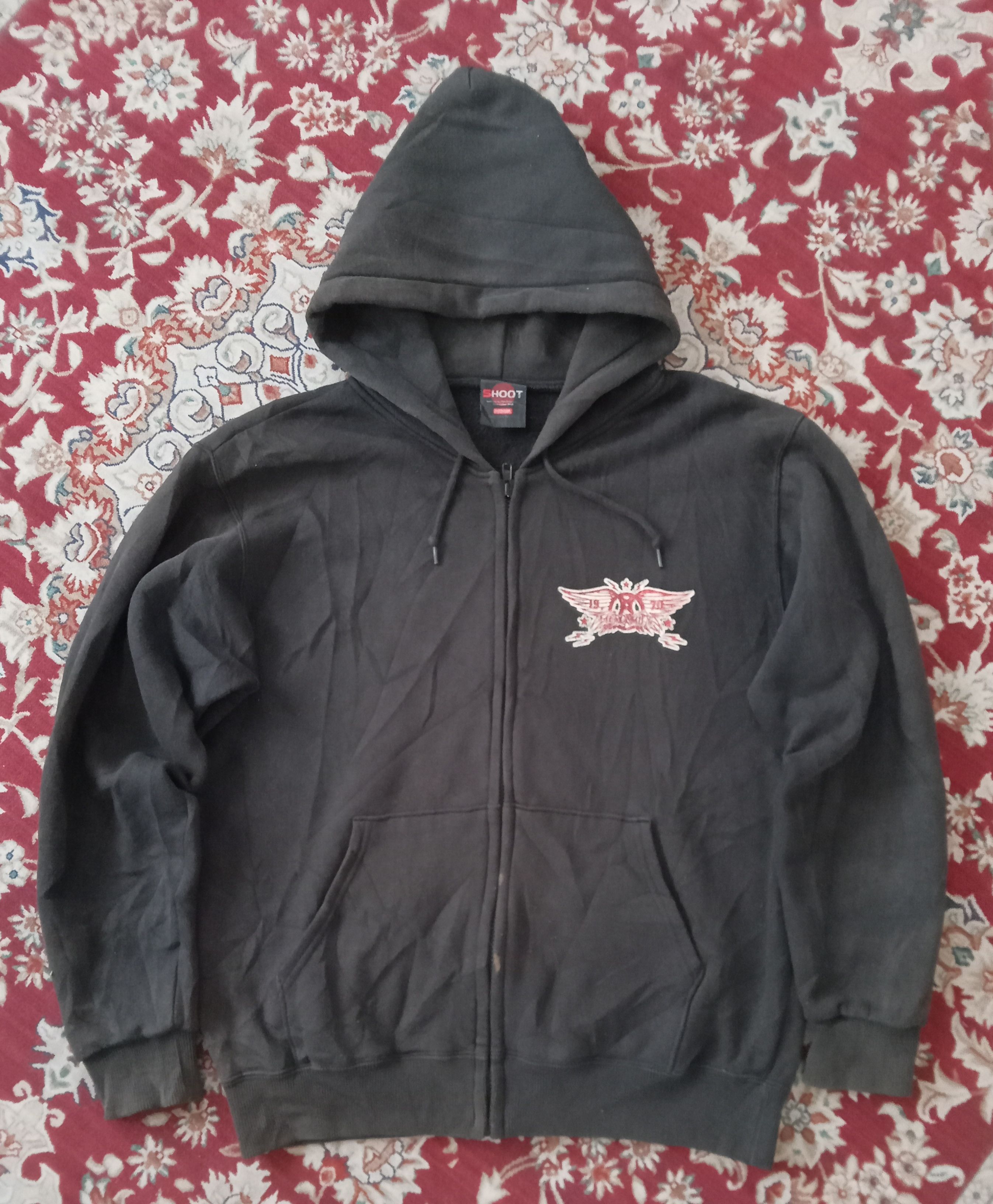 Aerosmith × Vintage Vintage Aerosmith Bad Boys of Japan Hoodie Zipped Jacket Size US M / EU 48-50 / 2 - 2 Thumbnail