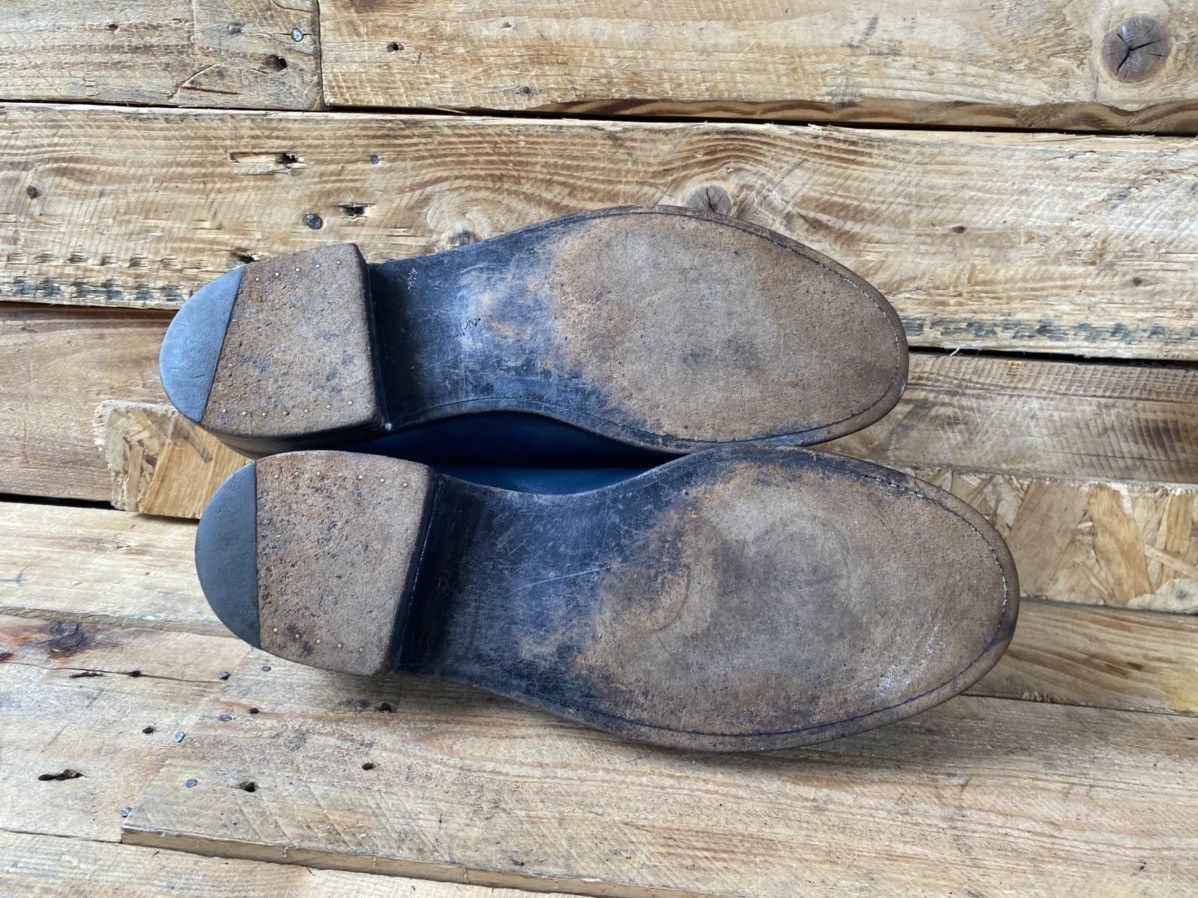 J.M. Weston J.M.Weston 180 blue suede penny loafers sz uk 9E US 10 Size US 9.5 / EU 42-43 - 17 Thumbnail