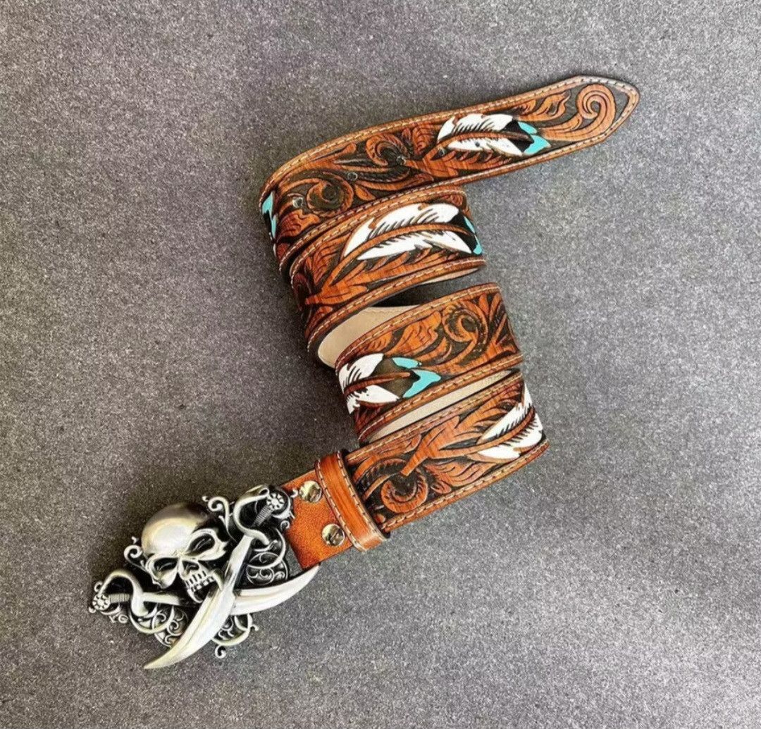 PPFM Japanese element with pirates rust brown belt Size ONE SIZE - 6 Thumbnail