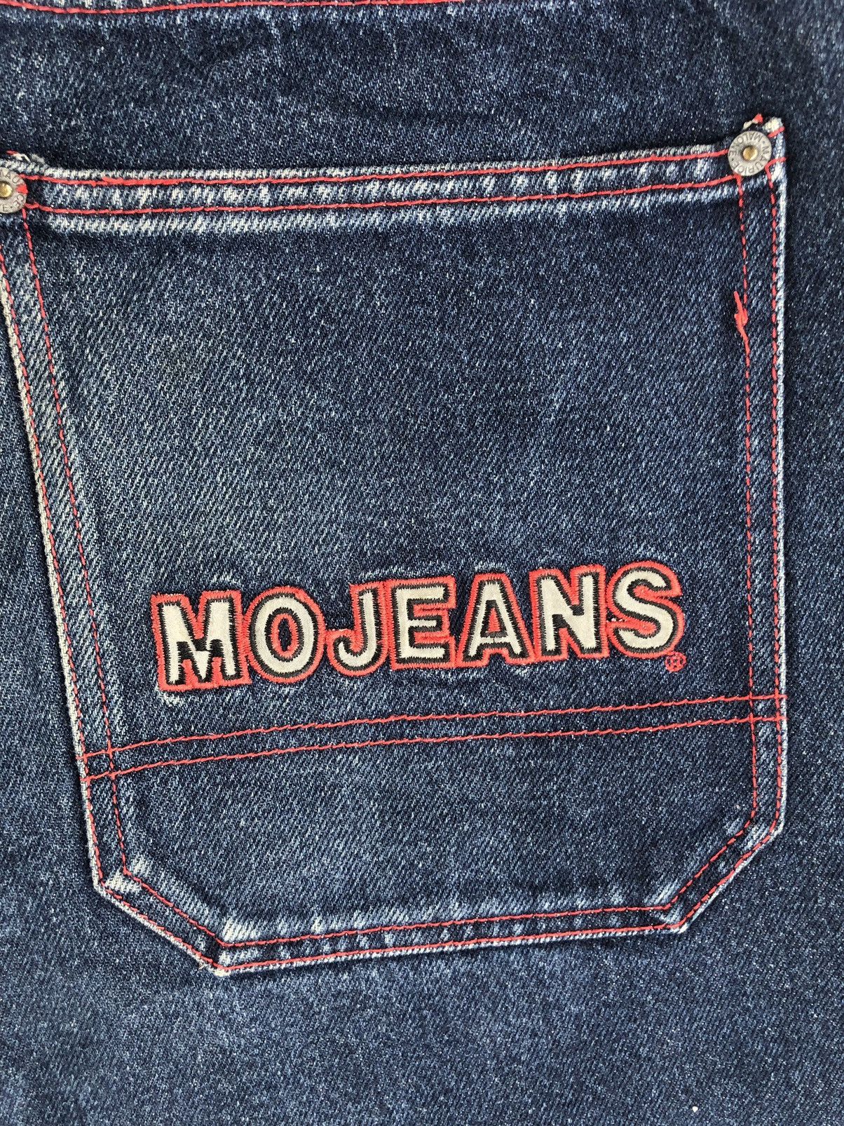 Vintage Maurice Malone Embroidered Logo Baggy Hip Hop Distressed Size US 33 - 15 Thumbnail