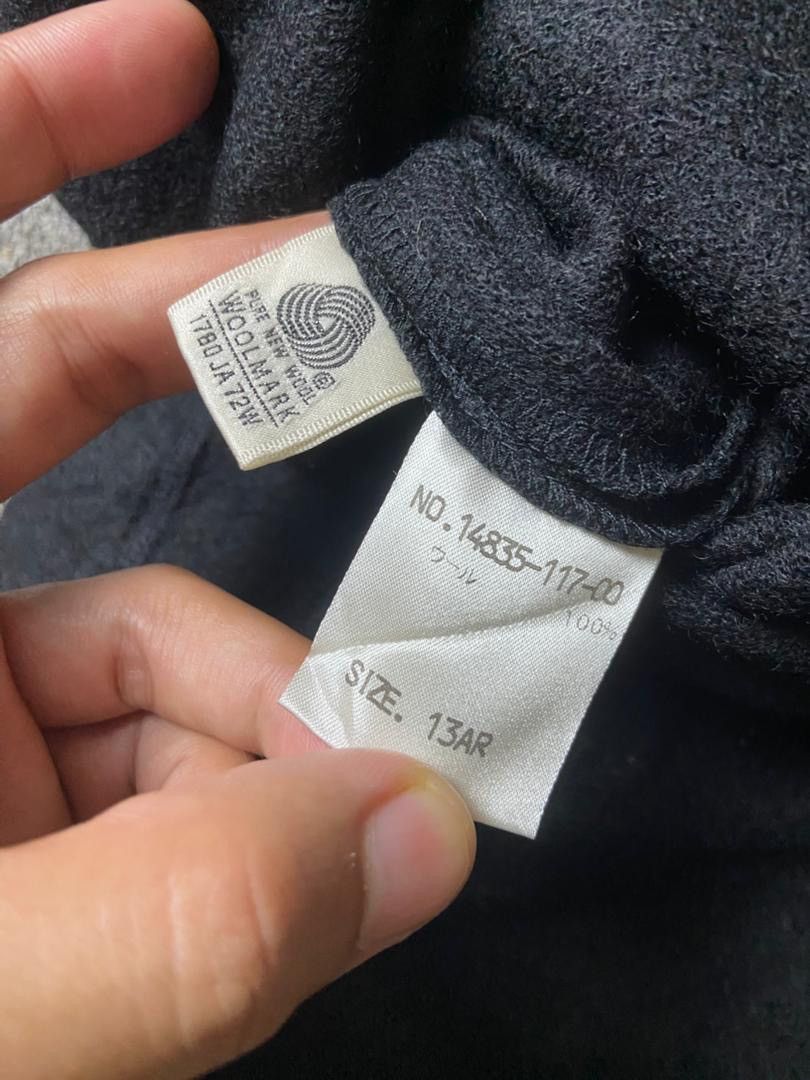 Japanese Brand Styria Brand Pure Woolmark Buttoned Jacket (174) Size US XS / EU 42 / 0 - 5 Thumbnail