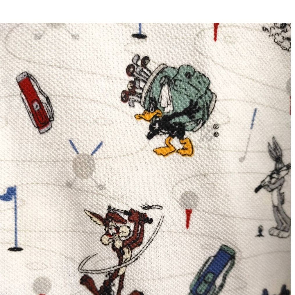 Other Vtg Warner Bros Golf Polo Shirt Taz Bugs Wylie Large NWT Size US L / EU 52-54 / 3 - 3 Thumbnail