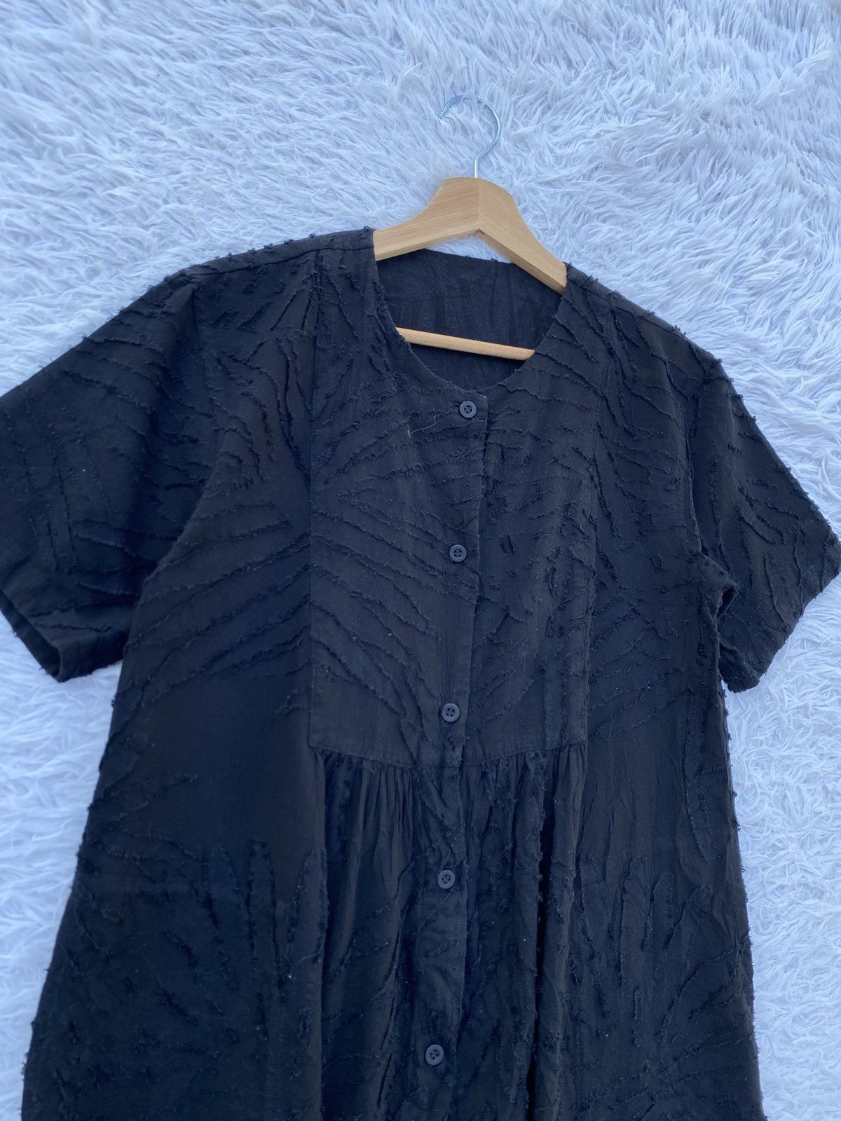 Issey Miyake Rare Haat by Issey Miyake Maxi Black Dress Size M / US 6-8 / IT 42-44 - 11 Thumbnail