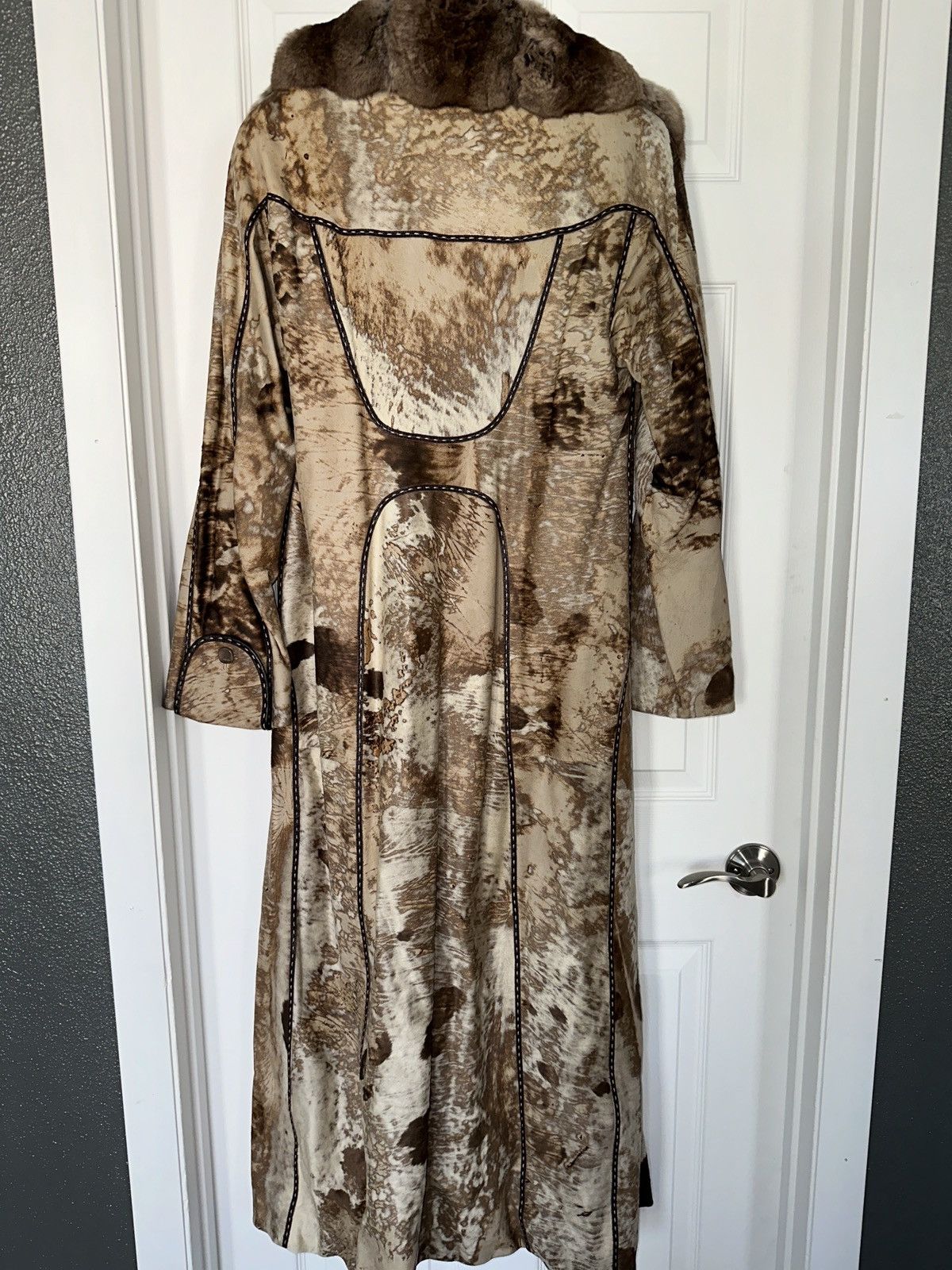 Fendi Fendi Fur/Leather Calfskin Coat Size M / US 6-8 / IT 42-44 - 8 Thumbnail