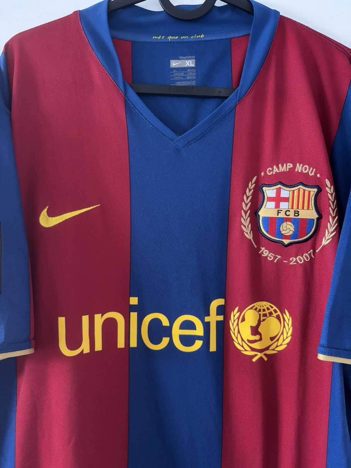 Barcelona nike 2007/2008 domowa vintage — zdjęcie 2