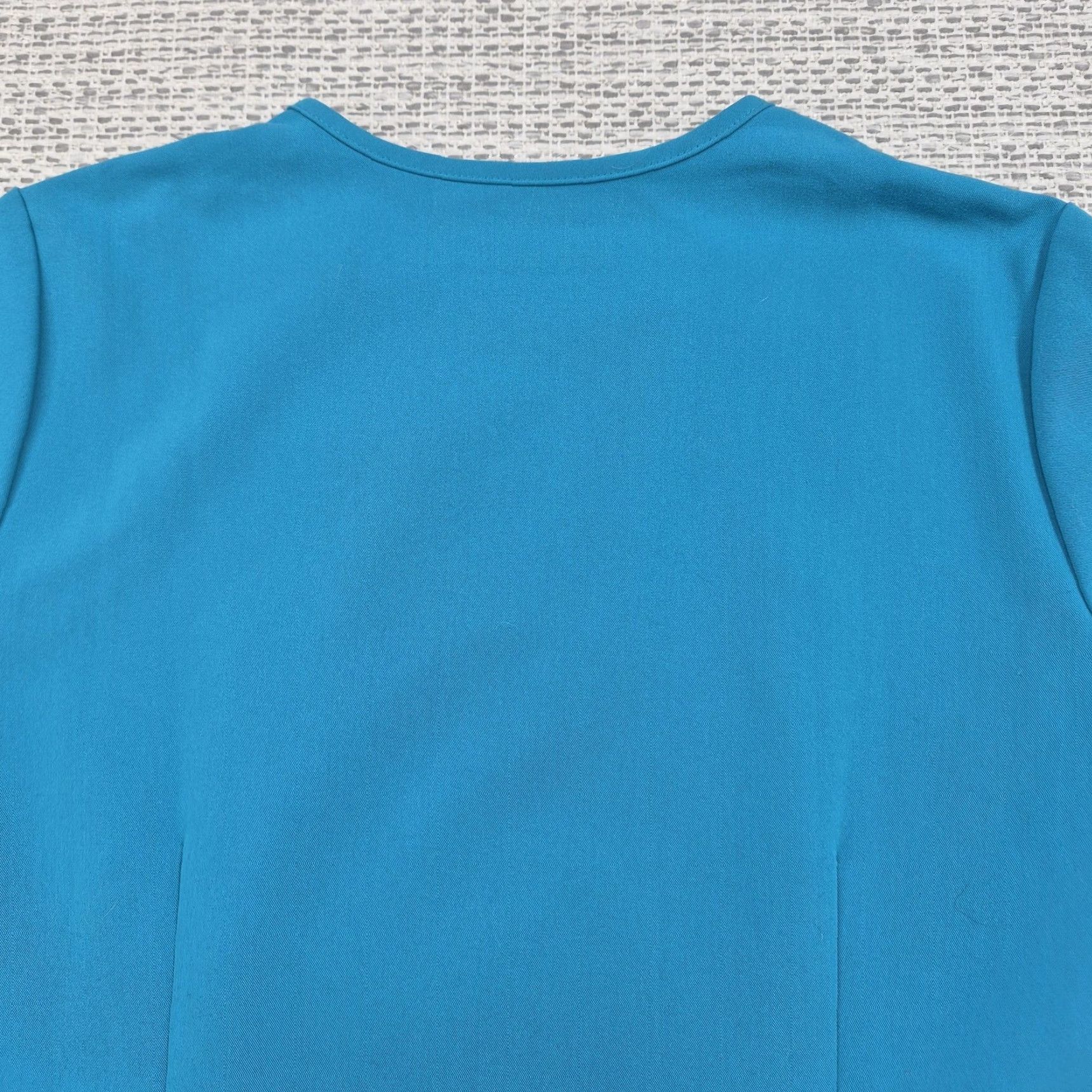 Vintage FIGS T-Shirt Womens XXS Tunic Scrub Top Blue V-Neck Pockets Stretch Size XXS / US 00 / IT 34 - 7 Thumbnail