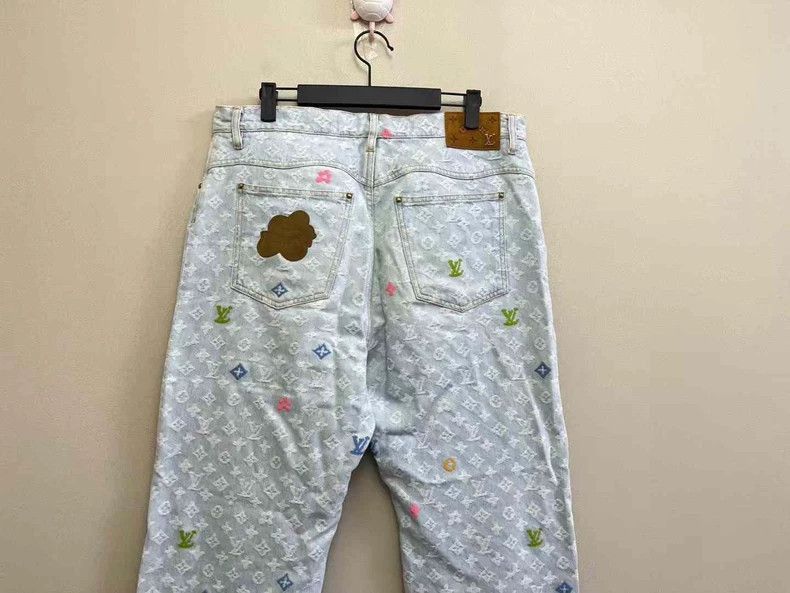 Louis Vuitton LOUIS VUITTON LV x TYLER Blue Rainbow Full -2505 Size US 32 / EU 48 - 5 Thumbnail