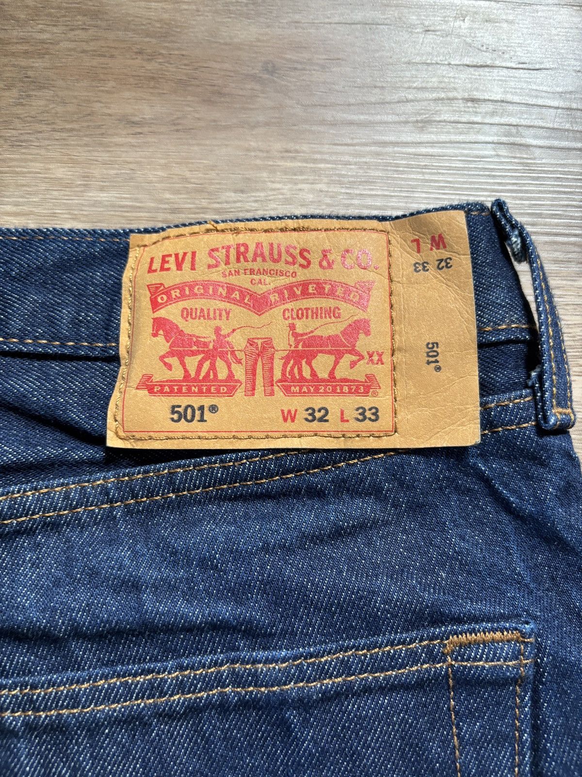 Japanese Brand × Levi's × Vintage Vintage raw Levi’s denim Size US 32 / EU 48 - 7 Thumbnail