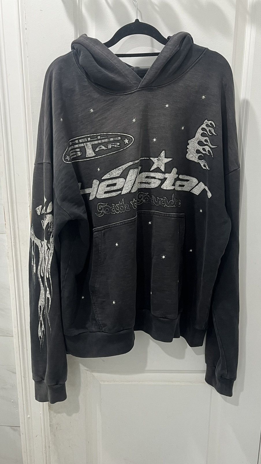 HELLSTAR HELLSTAR HOODIE SPACE GREY | Grailed