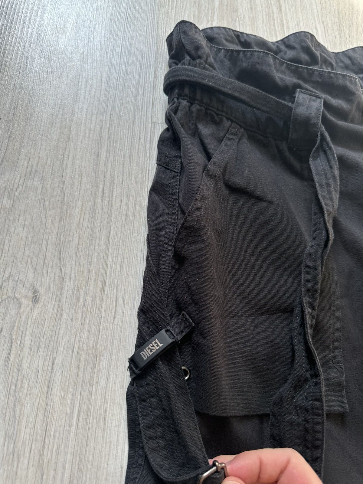 Diesel Vintage Y2K cargo pants bandage diesel Japanese style cargo Size US 28 / EU 44 - 3 Thumbnail
