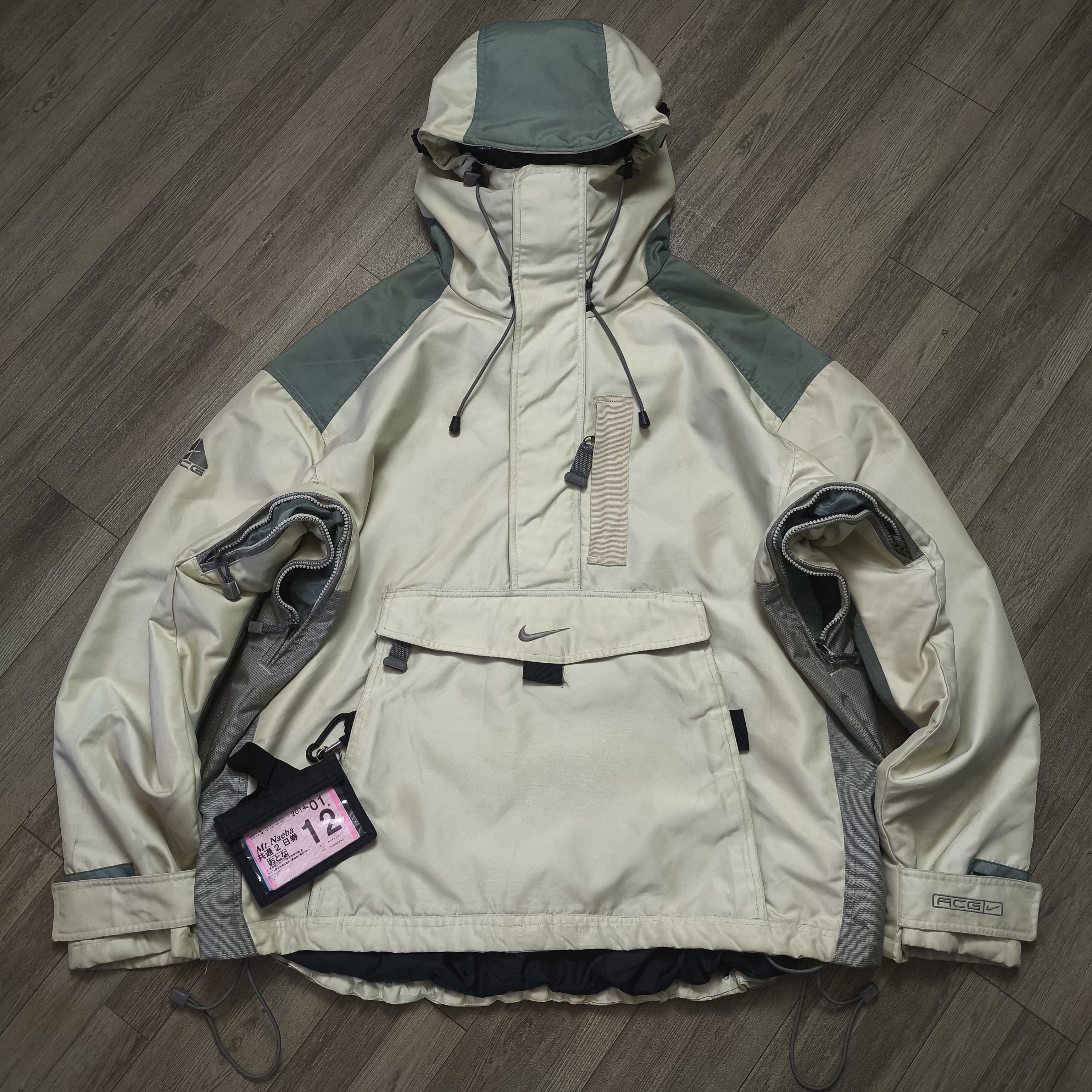 Goretex × Nike ACG Nike ACG Padded Half Zip Winter Anorak Jacket (1990s) Size US XL / EU 56 / 4 - 2 Thumbnail