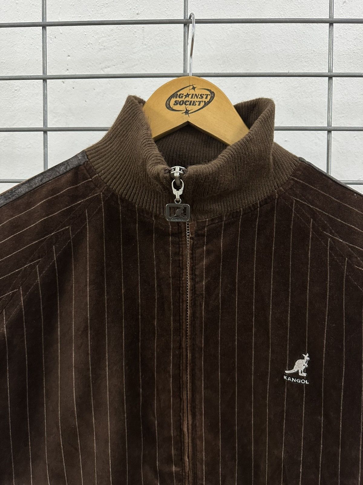 Beauty Beast × Kangol × Vintage Rare And Beautiful Kangol Velvet Zipper Jacket Y2K Style Size US M / EU 48-50 / 2 - 4 Thumbnail