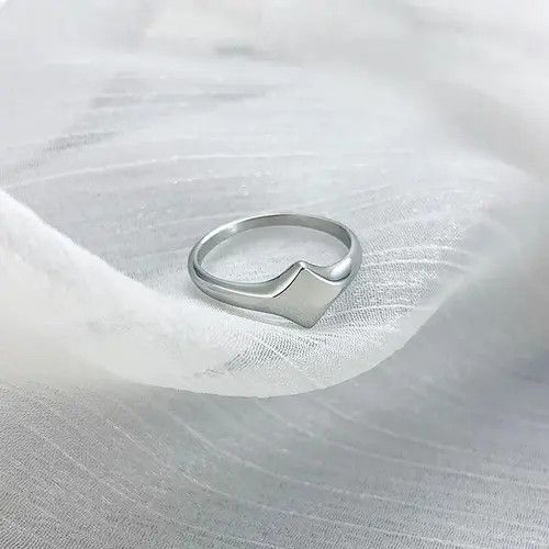Jewelry × Vintage Hall's Lotus Signet Ring, Size ONE SIZE - 2 Thumbnail