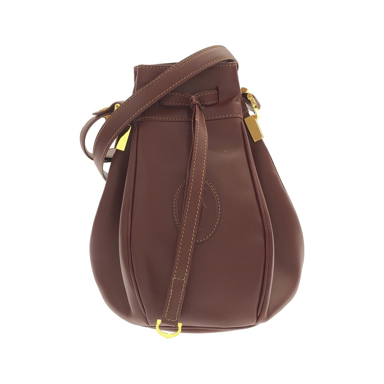 Cartier Cartier Cartier Must de Cartier Leather Shoulder Bag Leather Shoulder Bag DUTY FREE for USA Size ONE SIZE - 1 Thumbnail