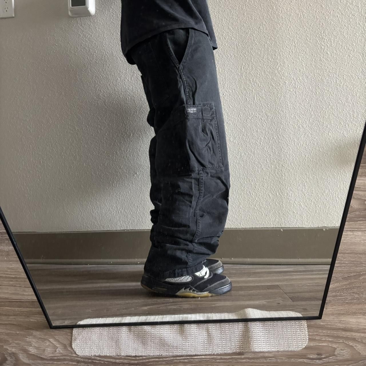 Vintage Crazy Vintage Y2K/2000s Baggy Black Streetwear Skater Cargo Pants! 36x32 Size US 36 / EU 52 - 2 Thumbnail