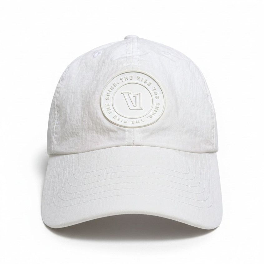 Vuori Vuori The Rise The Shine Logo Baseball Cap White Hat Gym Size ONE SIZE - 1 Thumbnail