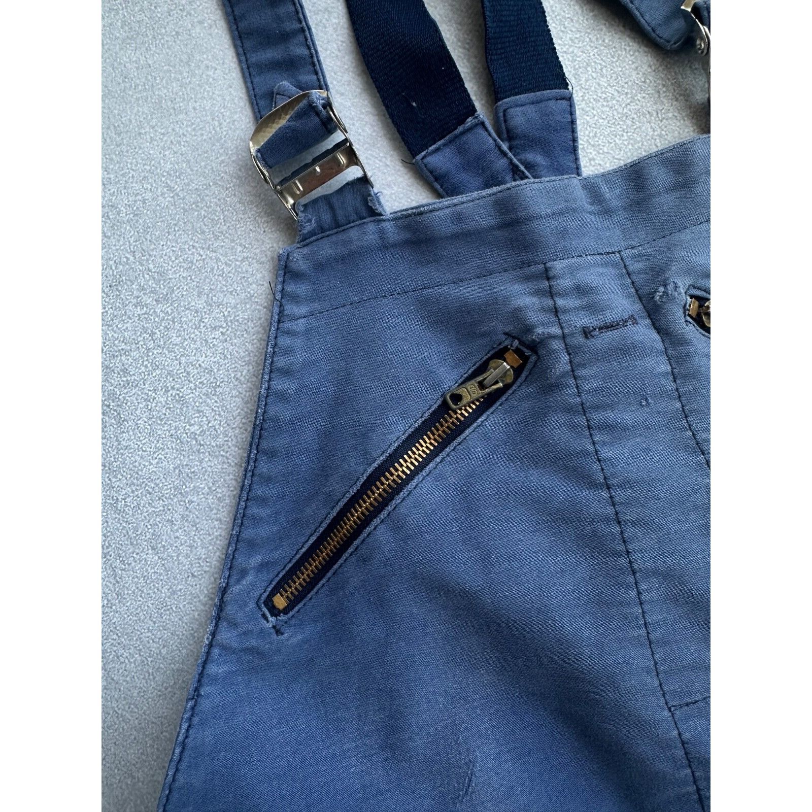 Vintage VTG Adolph Lafont French Workwear Overall Suit 60-70s Size 52L - 4 Thumbnail