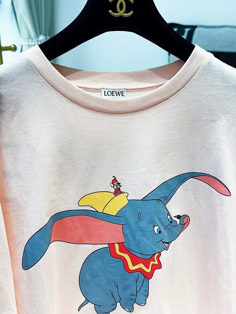 Loewe LOEWE Pink S size round neck short sleeve baby elephant pa Size S / US 4 / IT 40 - 4 Thumbnail