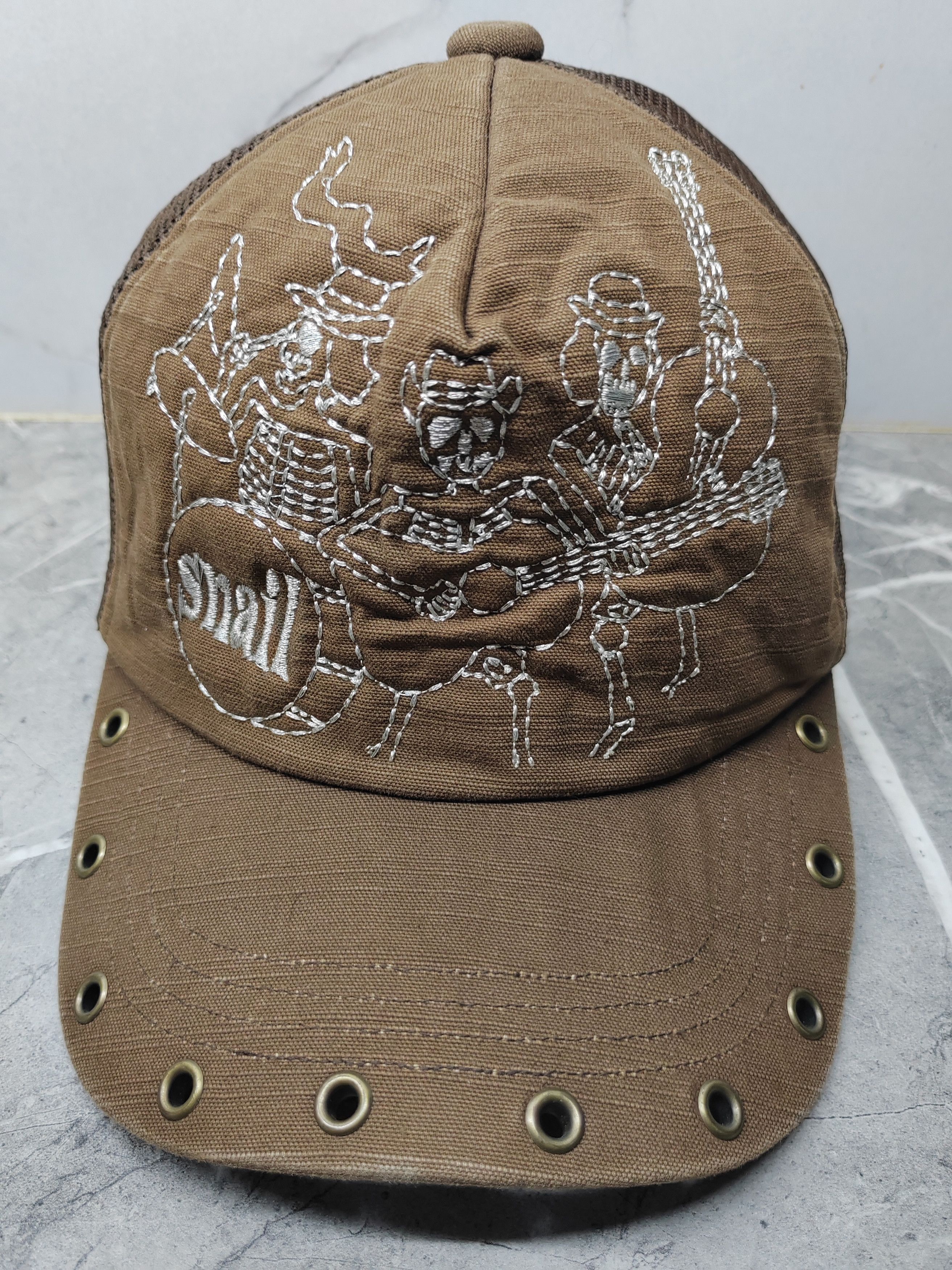 Japanese Brand Vintage Snail Trucker Cap Hat Size ONE SIZE - 2 Thumbnail