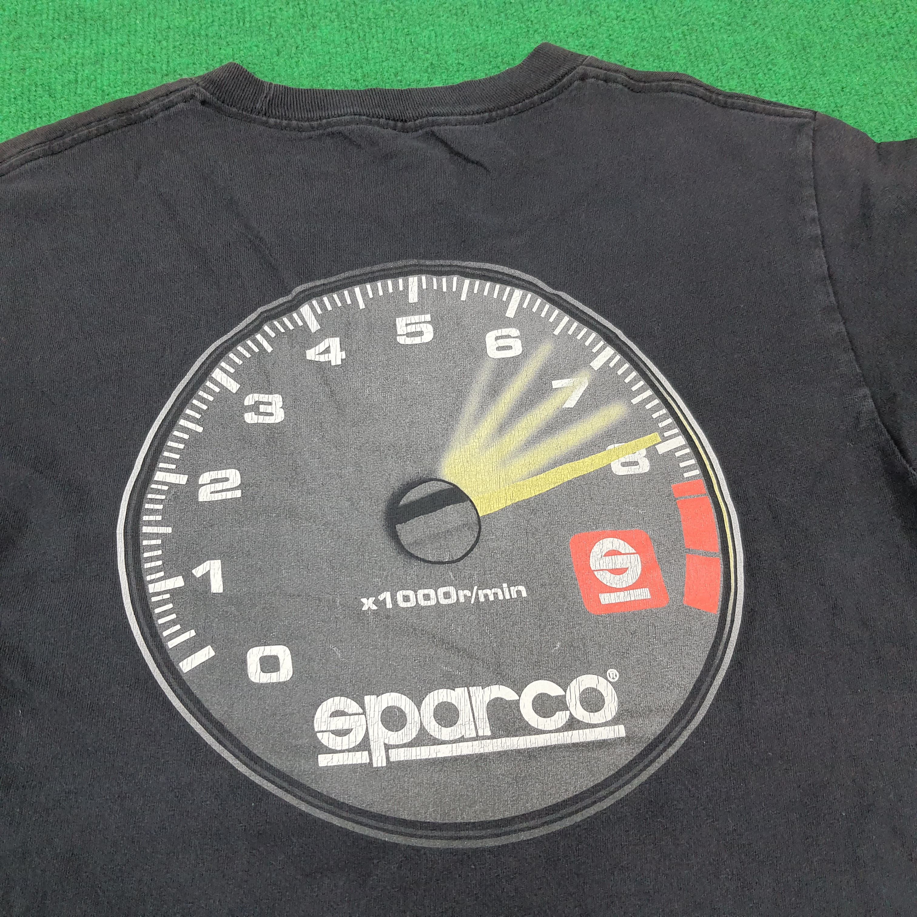 Vintage Vintage SPARCO Italian Racing Part Motorsports Brand Tshirt Size US S / EU 44-46 / 1 - 2 Thumbnail