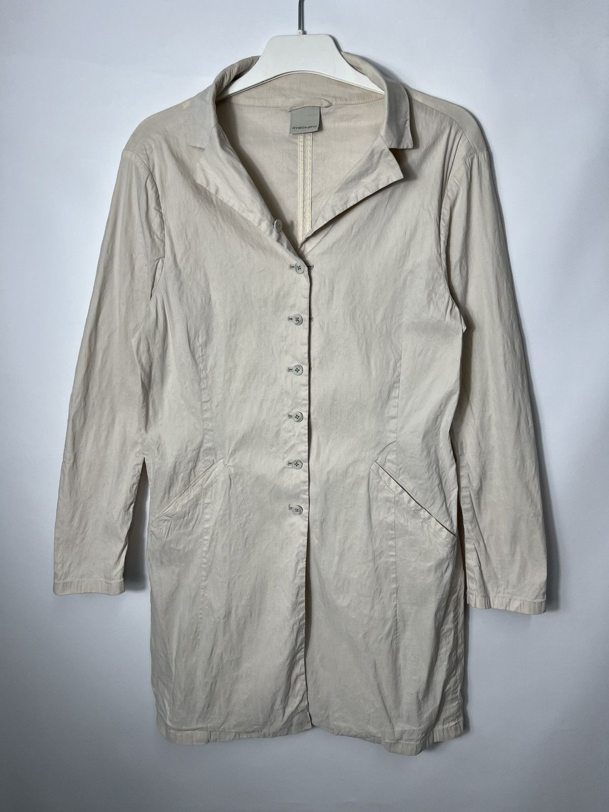 Annette Gortz Vintage designer luxury Anette Gortz Light Trench Coat Size M / US 6-8 / IT 42-44 - 1 Thumbnail