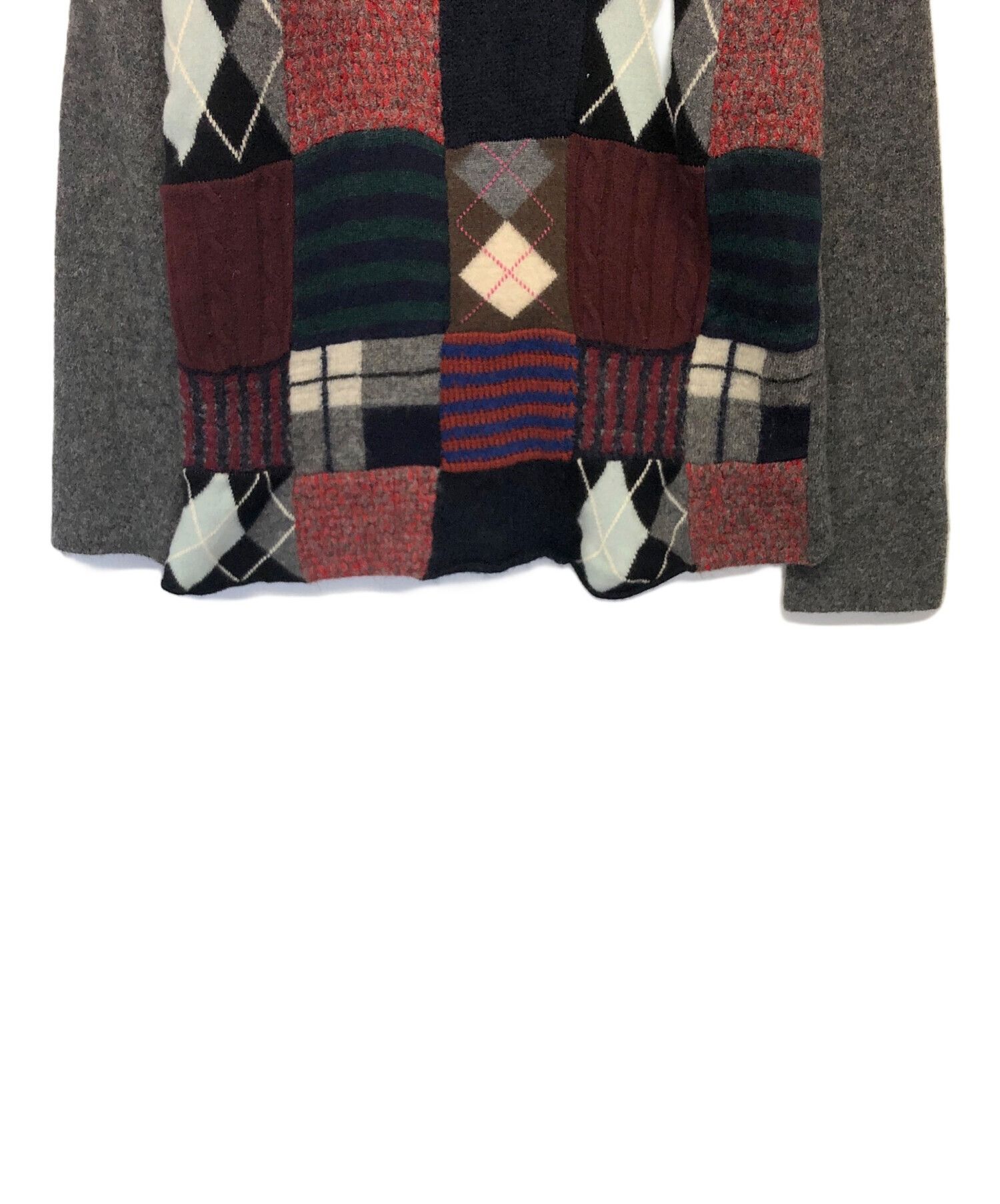 Comme des Garcons SHIRT Patchwork Sweater Size US L / EU 52-54 / 3 - 3 Thumbnail