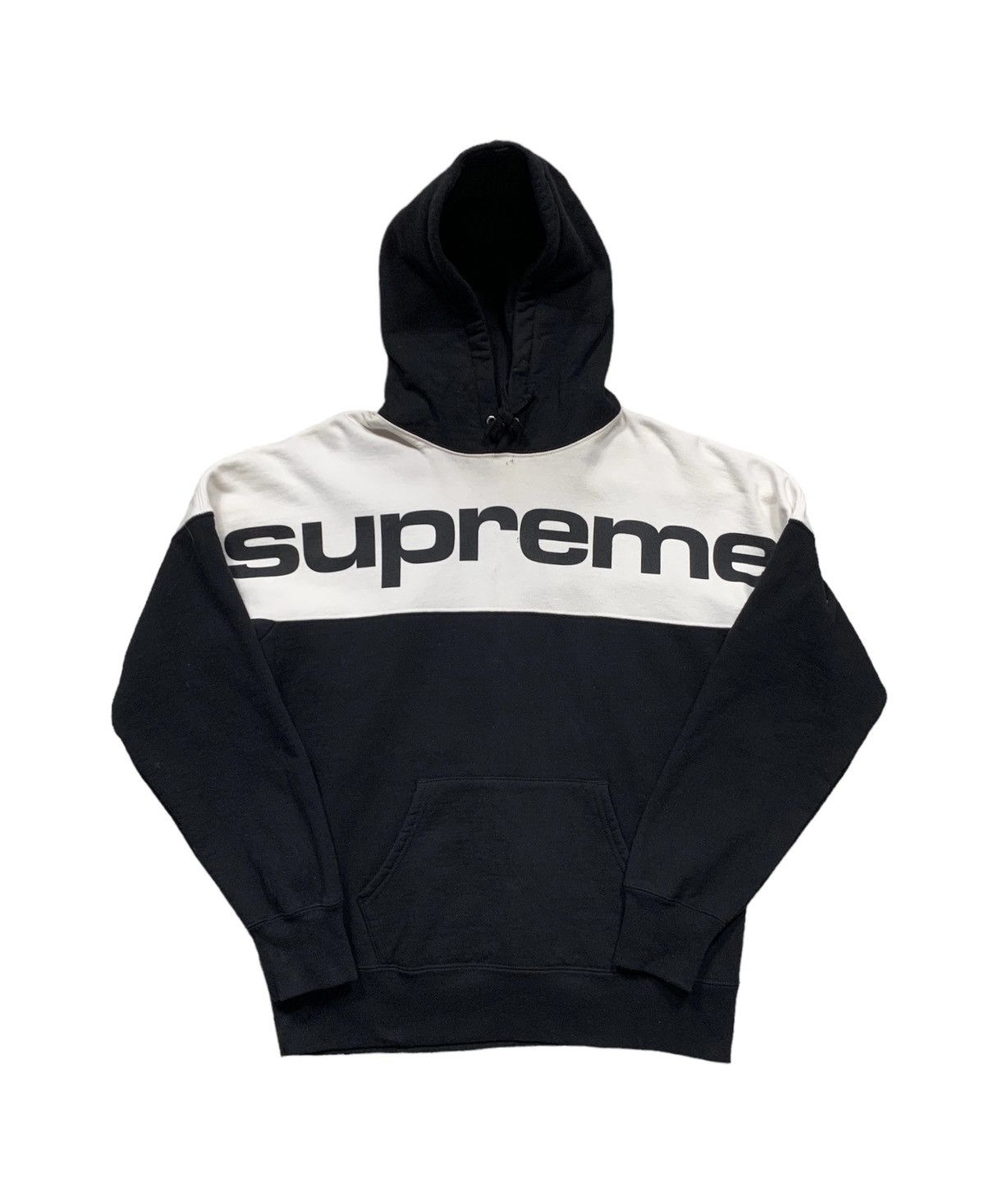 supreme blocked hoodie