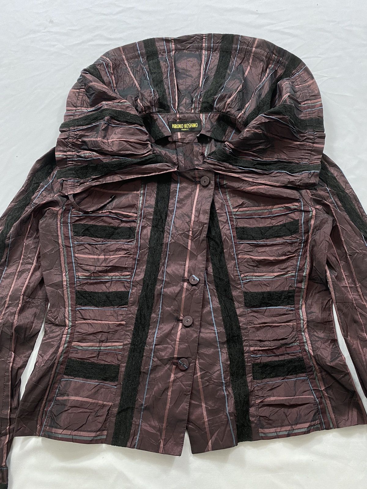 Hiroko Koshino Homme Hiroko Koshino Button Shirt Japanese lgb style Size US M / EU 48-50 / 2 - 4 Thumbnail