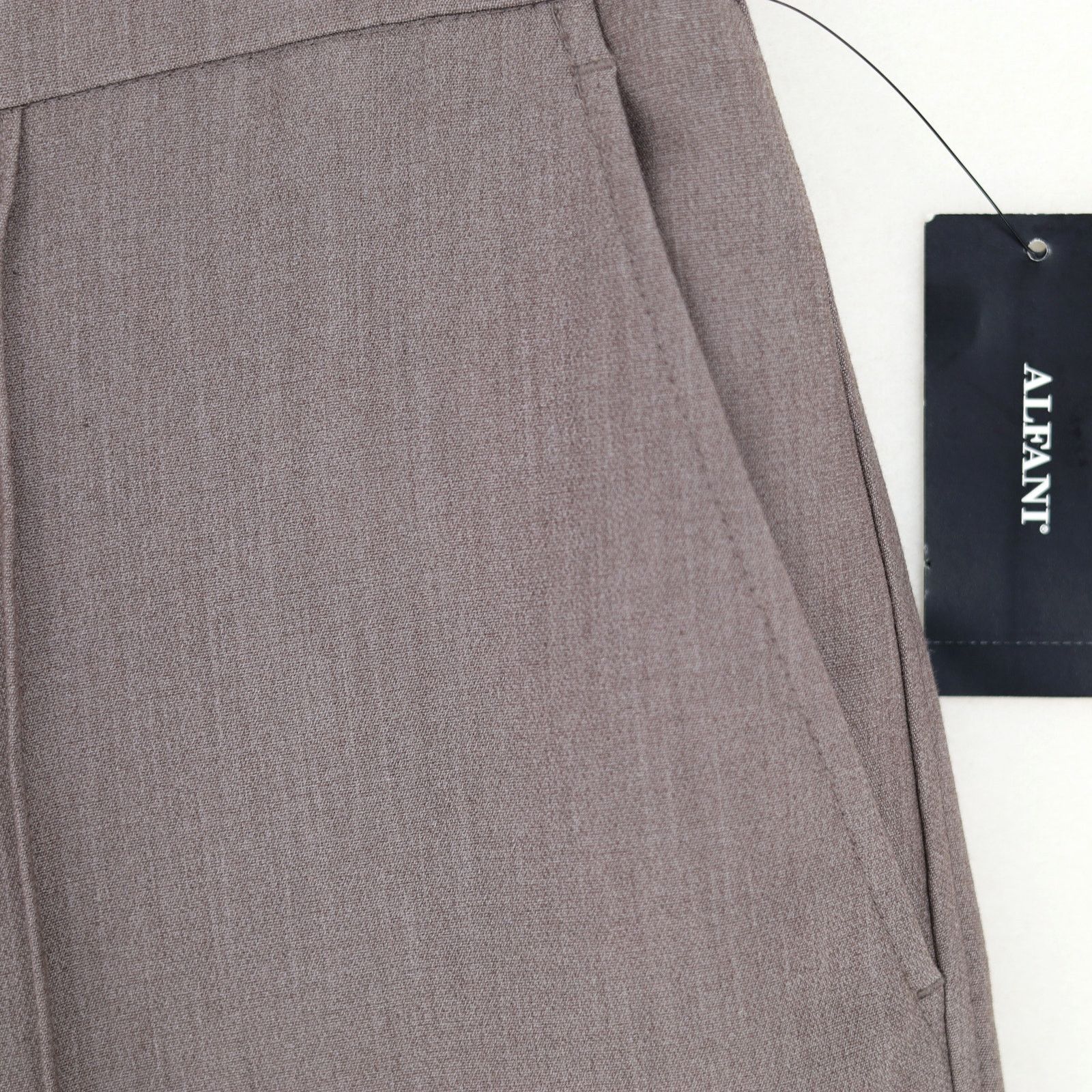 Alfani Alfani Men's Taupe Gray Woven Dressy Jogger Pants Size L Size US 34 / EU 50 - 3 Thumbnail