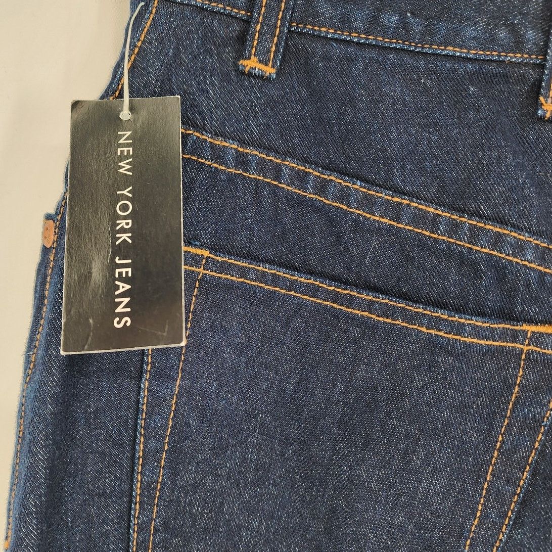 Other New York & Company NY Jeans Denim Skirt Dark Wash Size 8 NWT Size 30" / US 8 / IT 44 - 5 Thumbnail