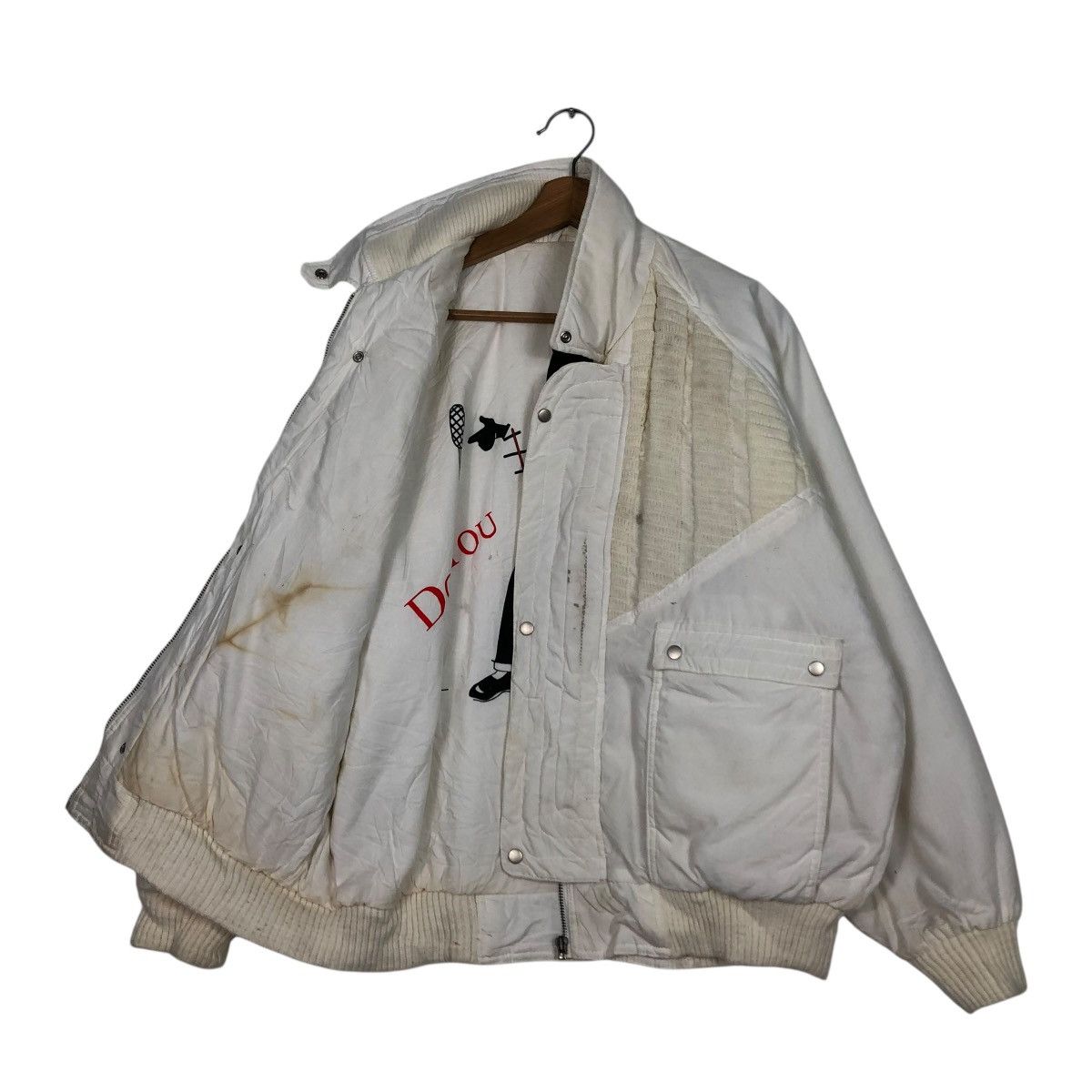 Vintage 🔥VINTAGE BOMBER JACKET UNBRANDED ISSEY MIYAKE BLANKET Size US M / EU 48-50 / 2 - 10 Thumbnail