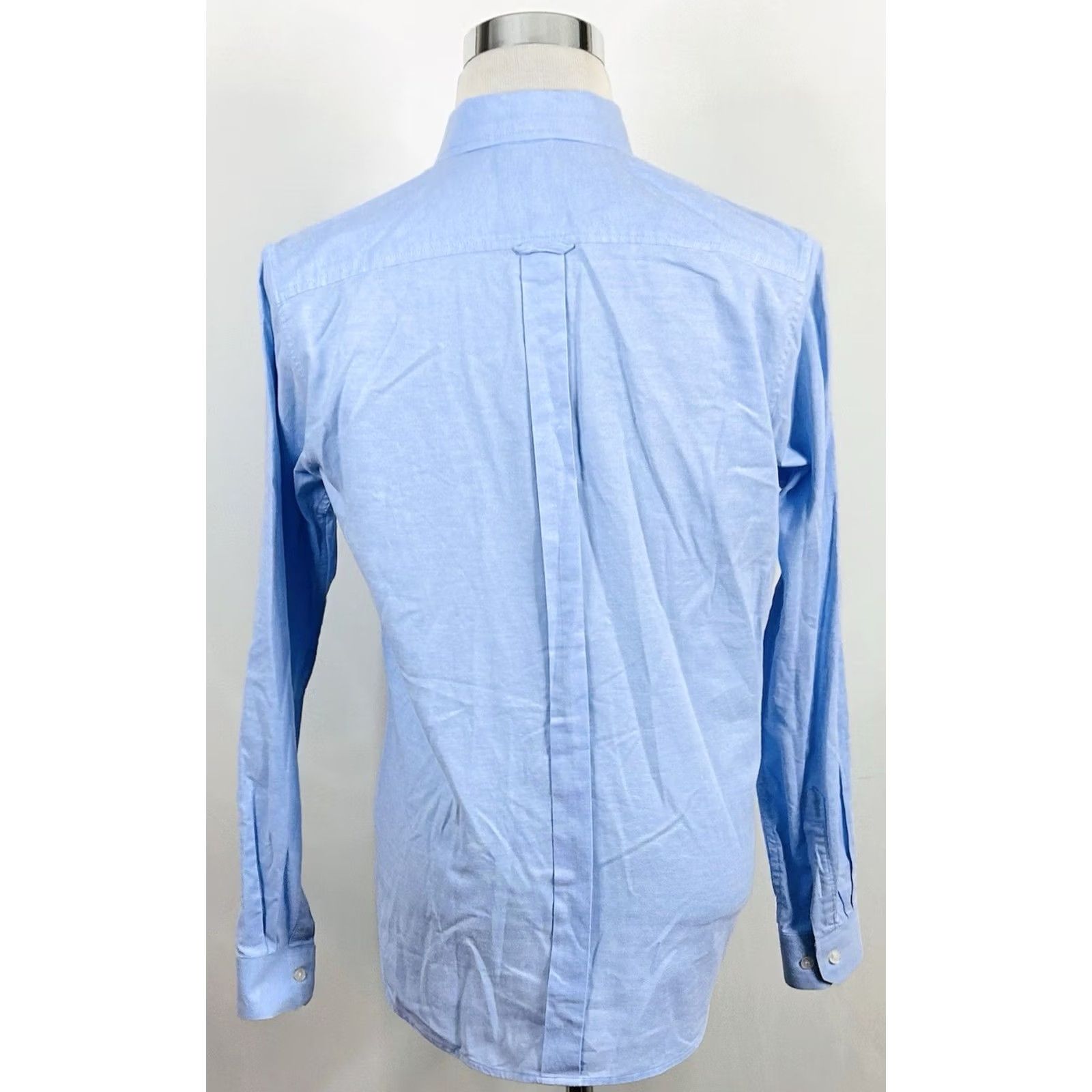 Ben Sherman Ben Sherman Small Casual Oxford Shirt Blue Stretch Cotton Blend Button-Down Mens Regular Size S Size US S / EU 44-46 / 1 - 5 Thumbnail