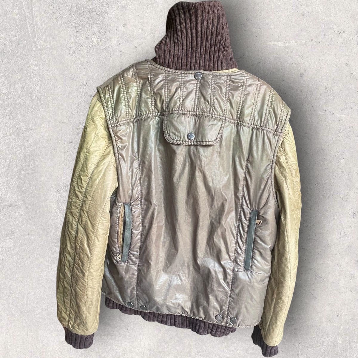 Dolce & Gabbana AW04 2 in 1 Modular High Neck Down Vest Jacket Size US M / EU 48-50 / 2 - 3 Thumbnail